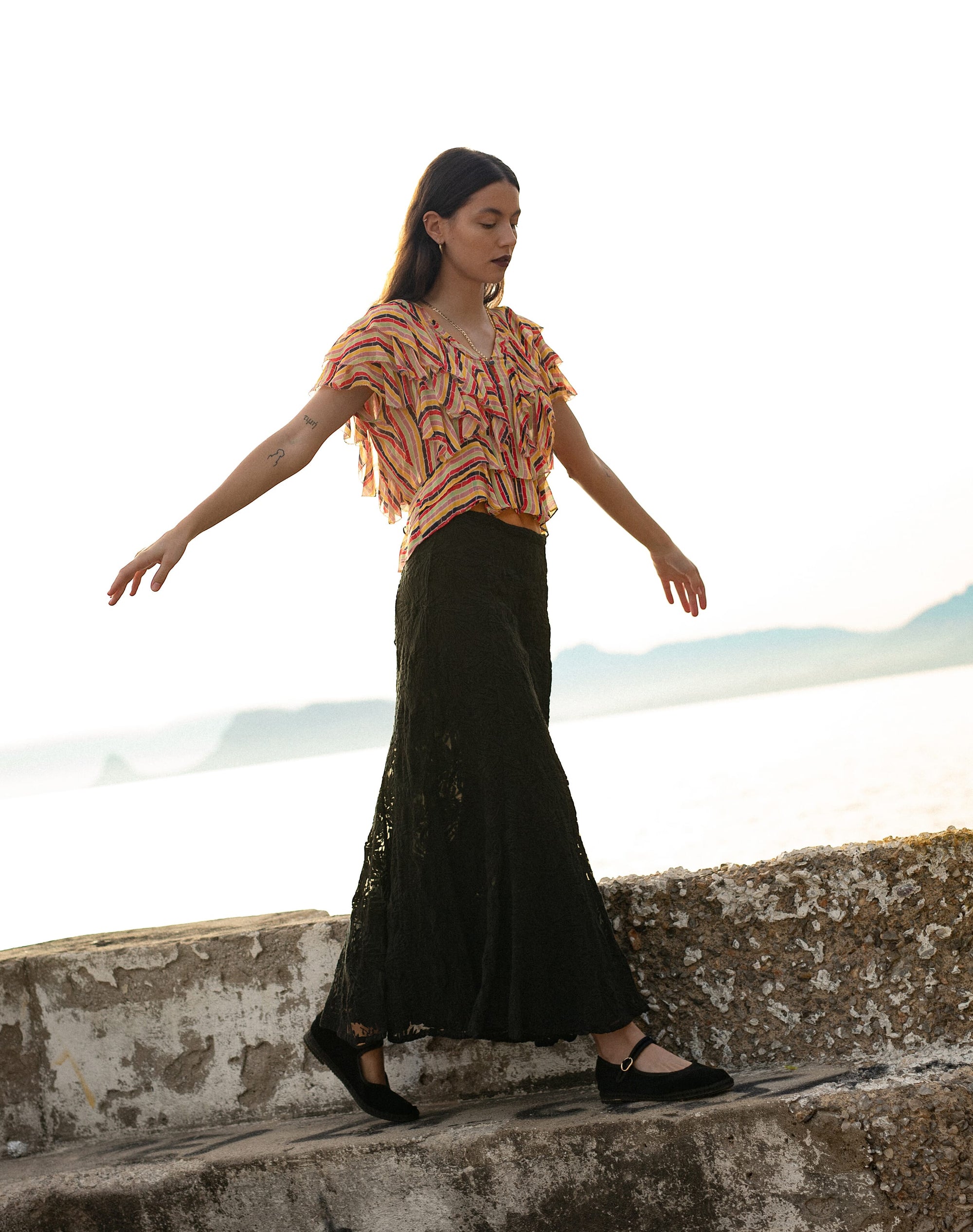 The Embroidered Tulle Skirt