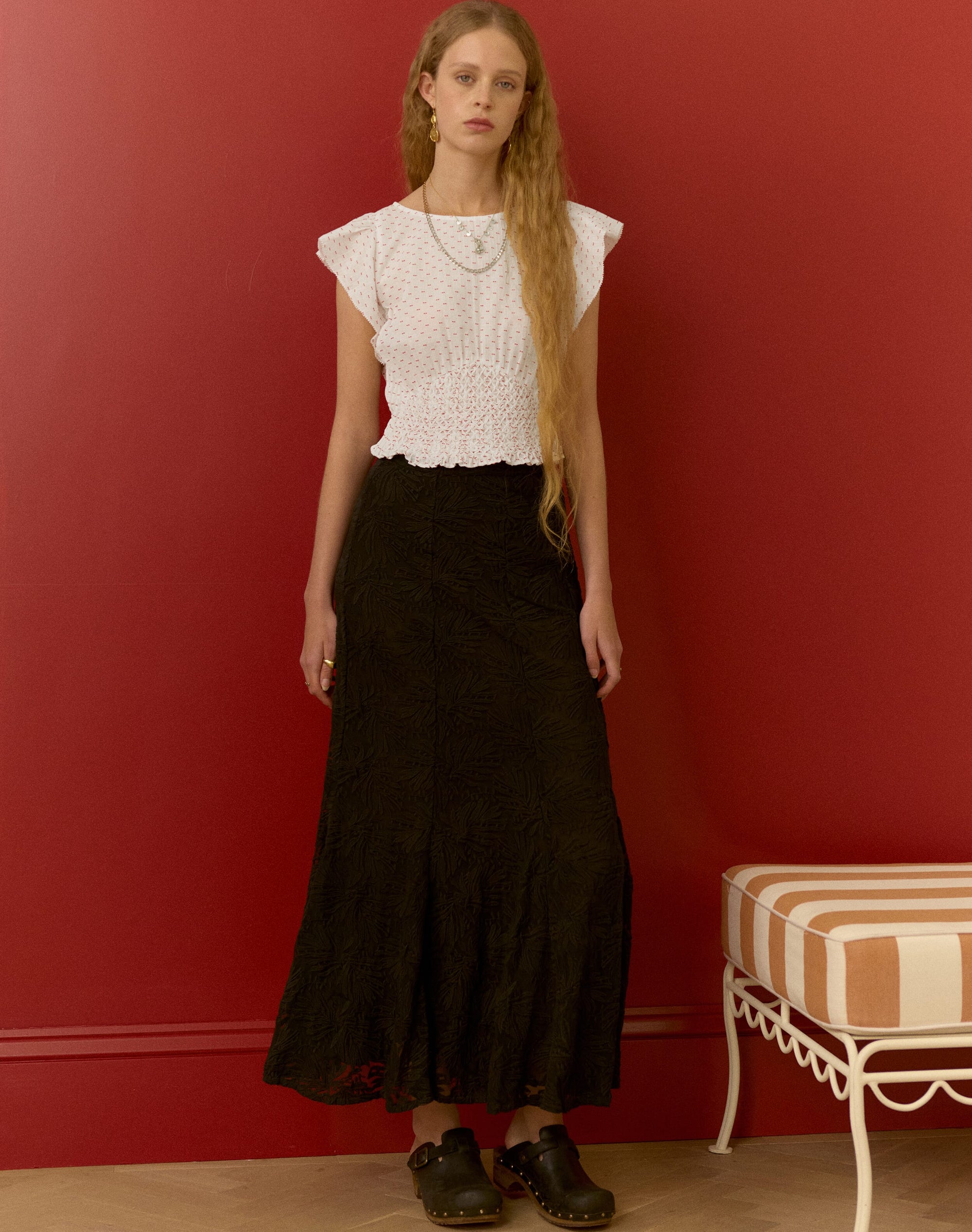 The Embroidered Tulle Skirt