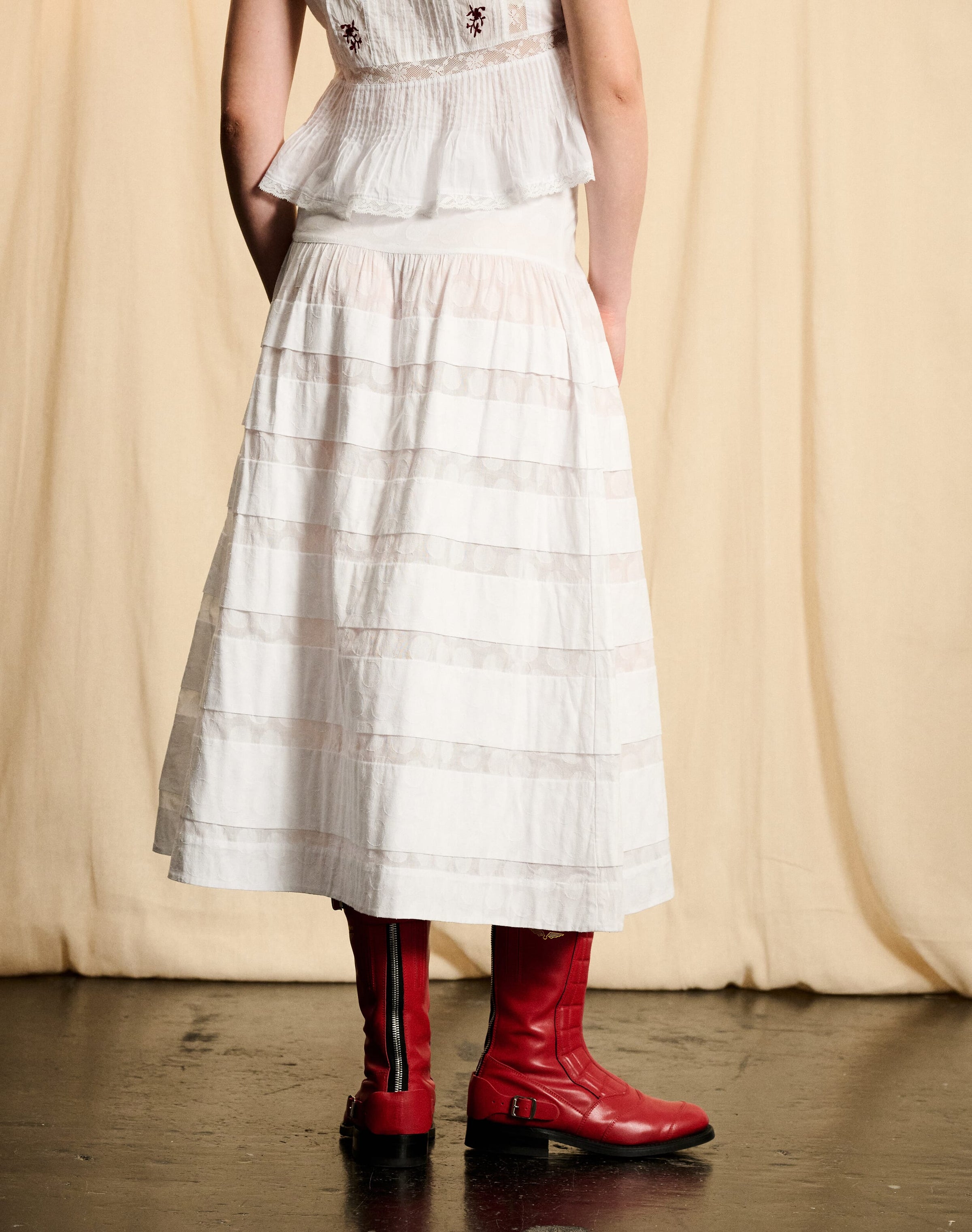 The Cotton Spot Skirt