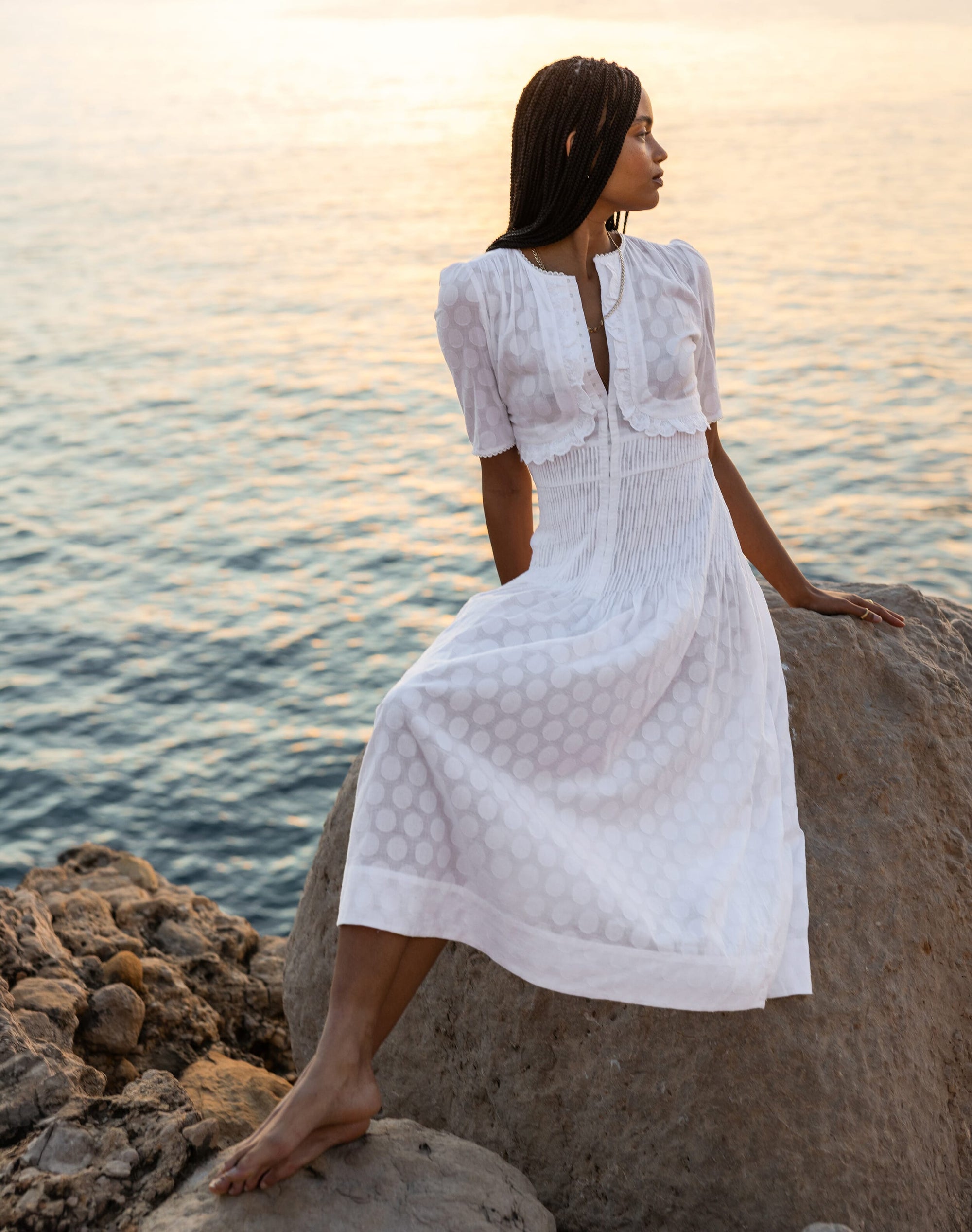 The Cotton Spot Dress
