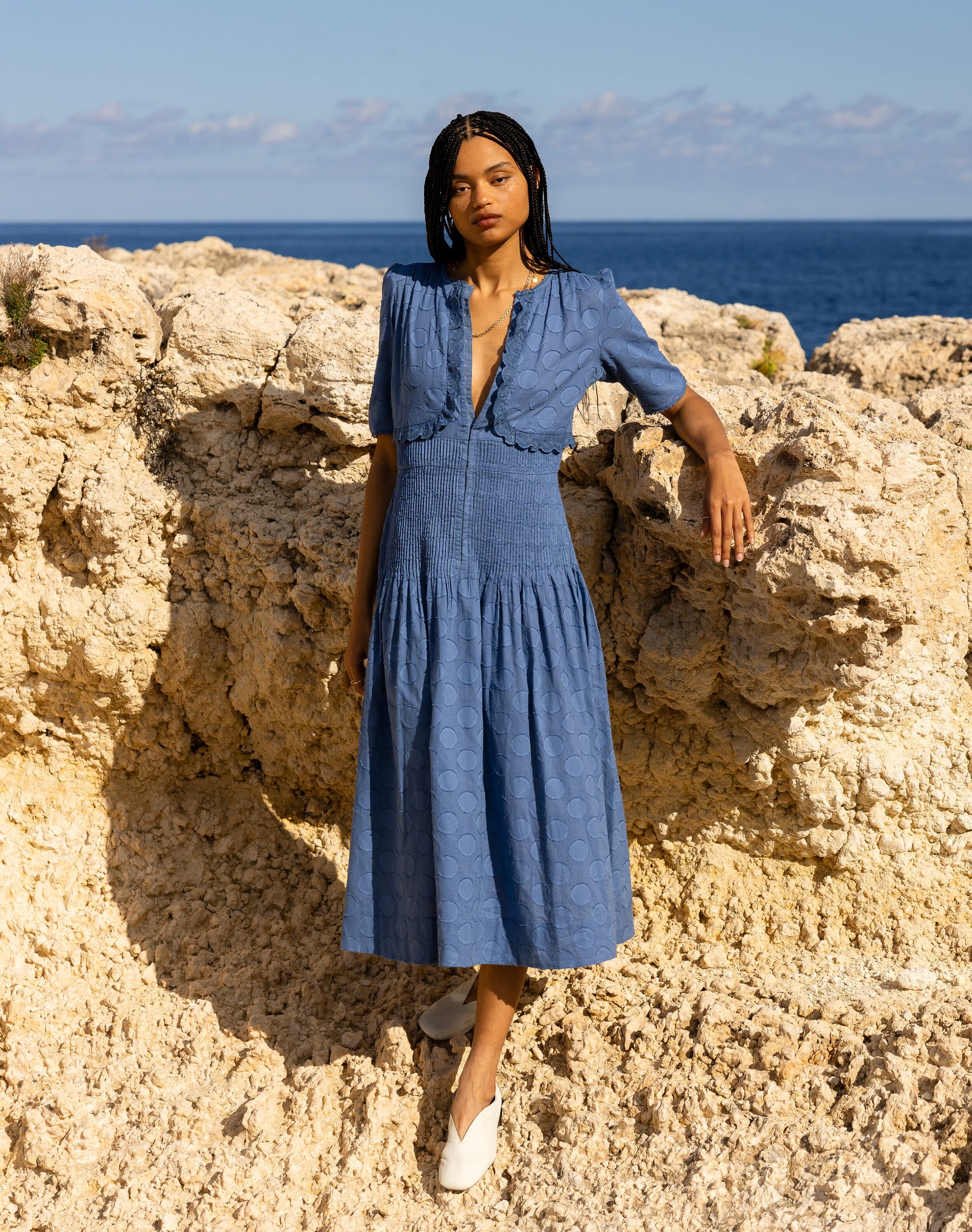 The Cotton Spot Dress