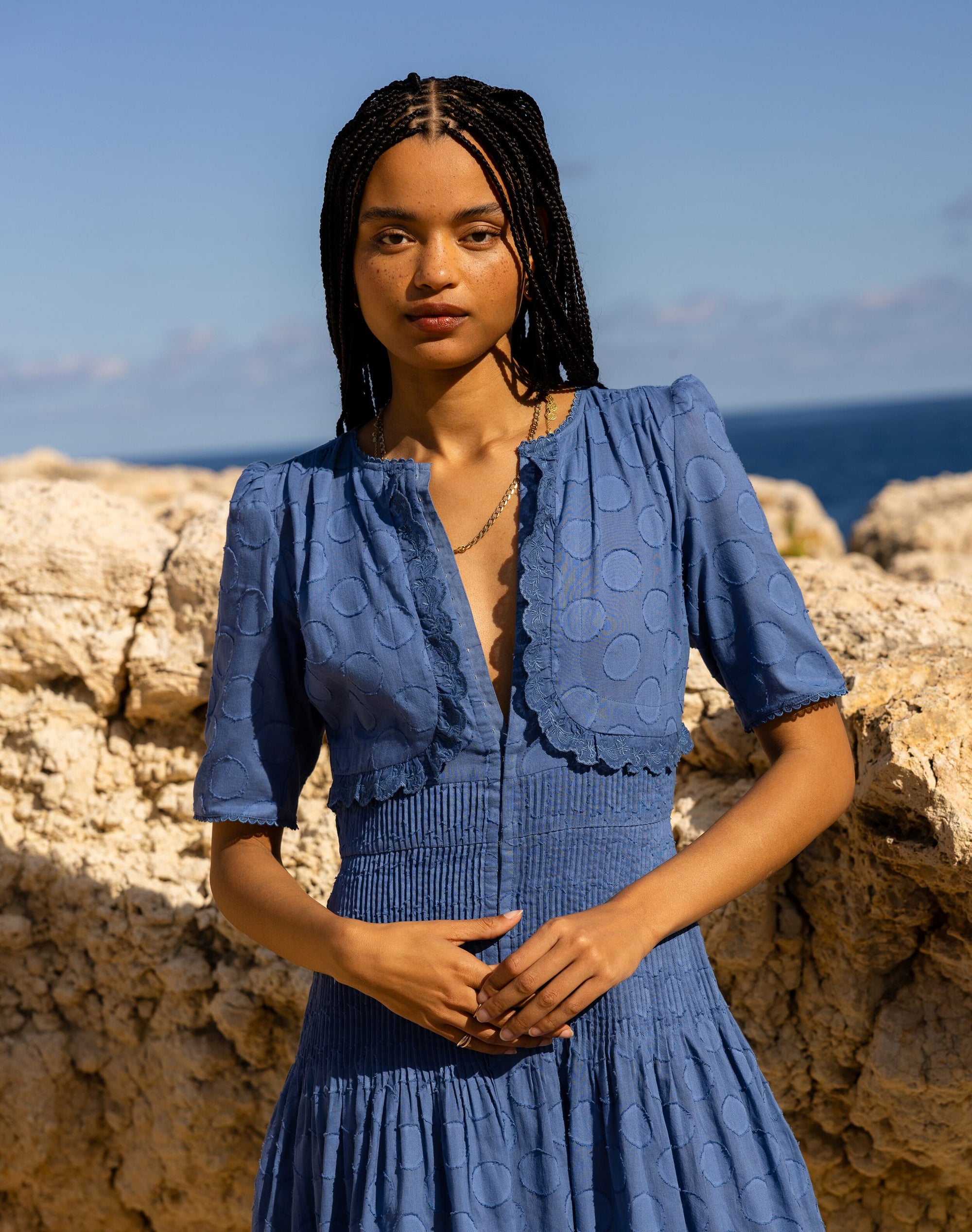 The Cotton Spot Dress
