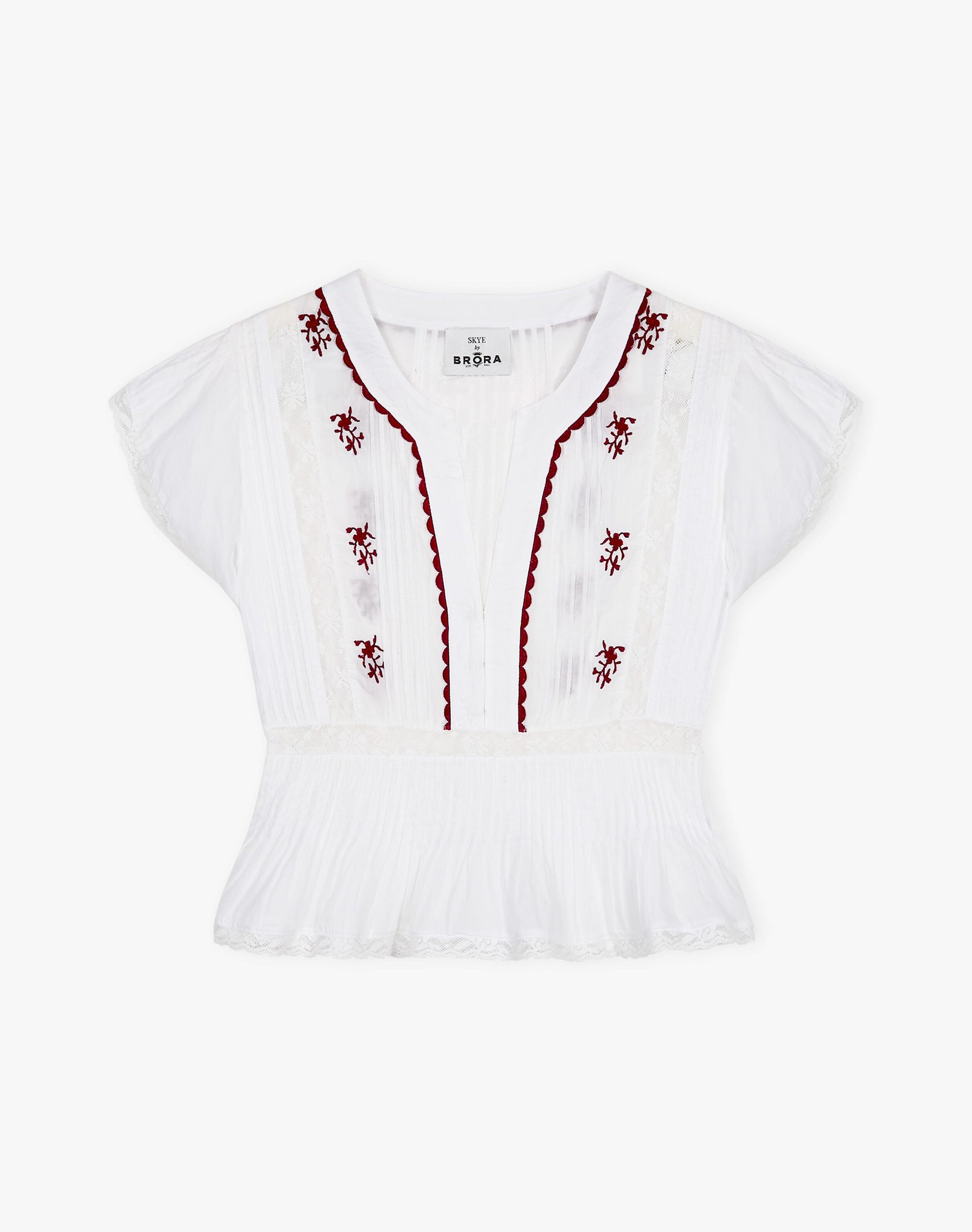 The Organic Cotton Embroidered Top