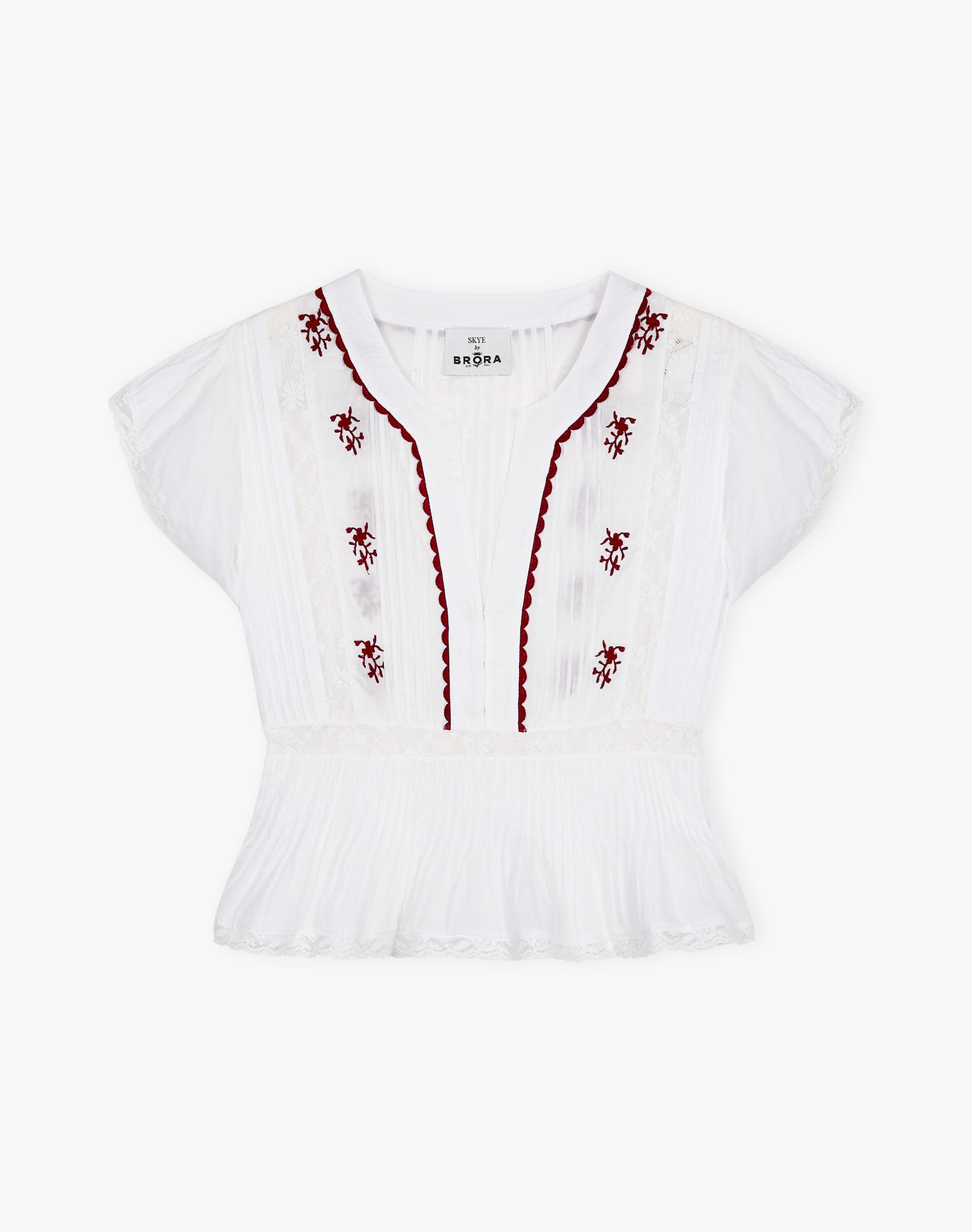 The Organic Cotton Embroidered Top