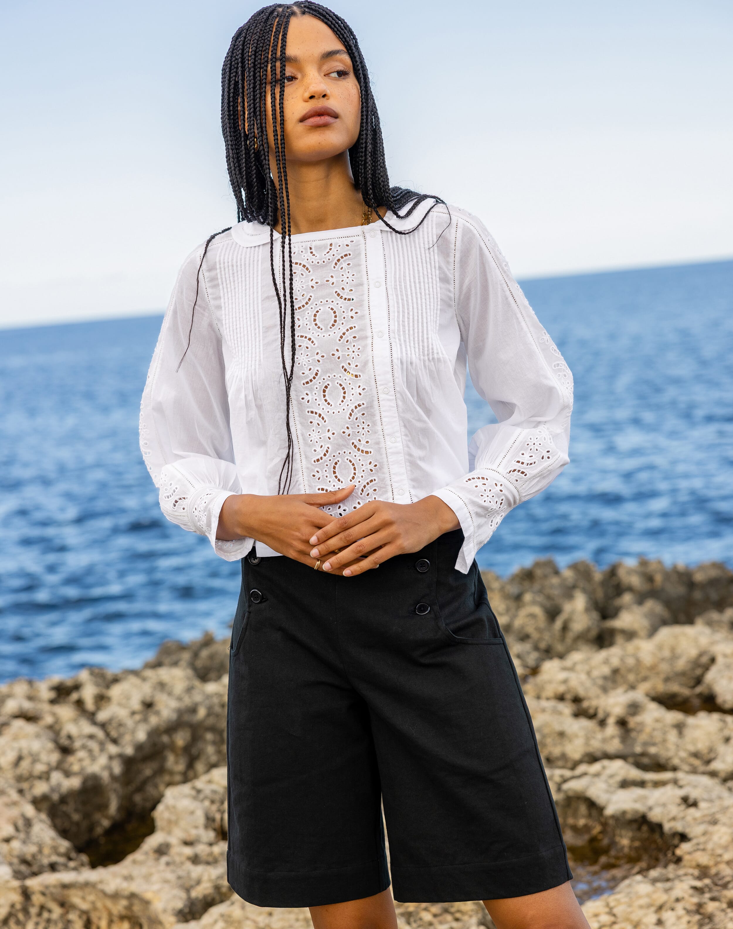 The Broderie Anglaise Blouse
