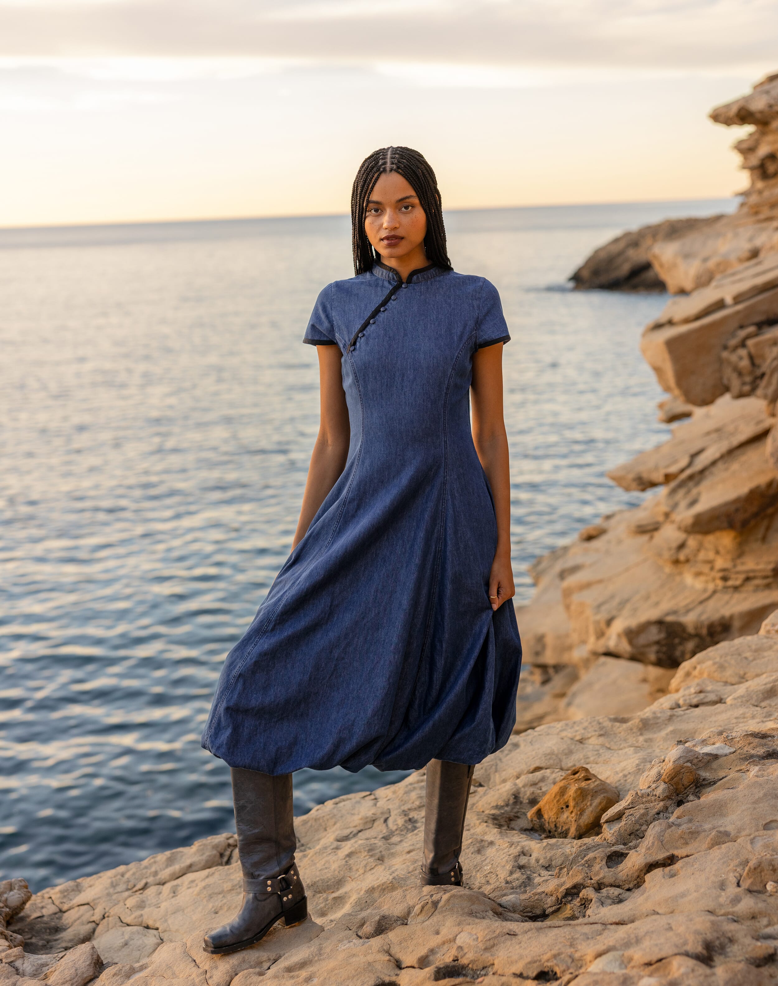 The Denim Parachute Dress