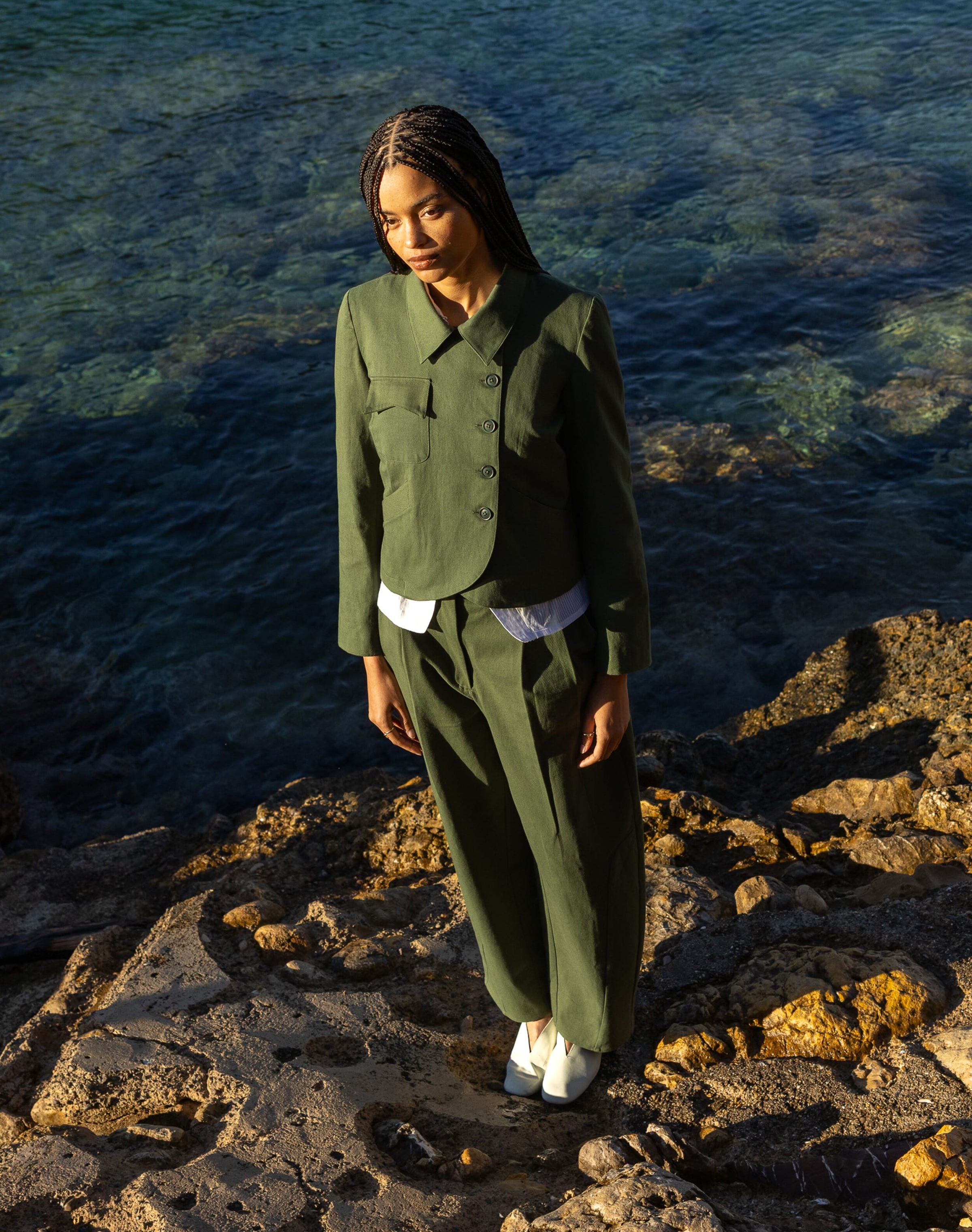 The Asymmetric Cotton Jacket