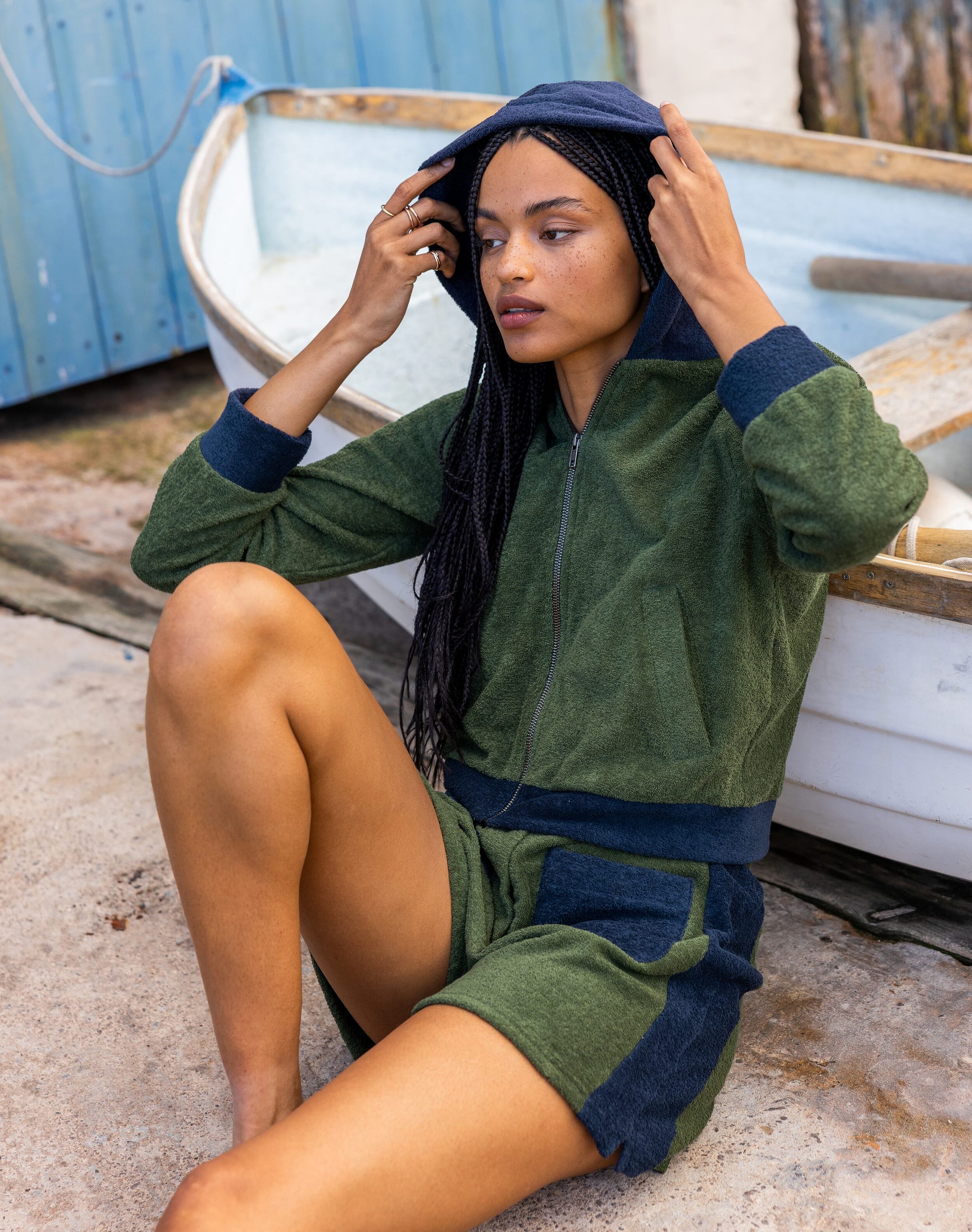 The Organic Cotton Towelling Bomber