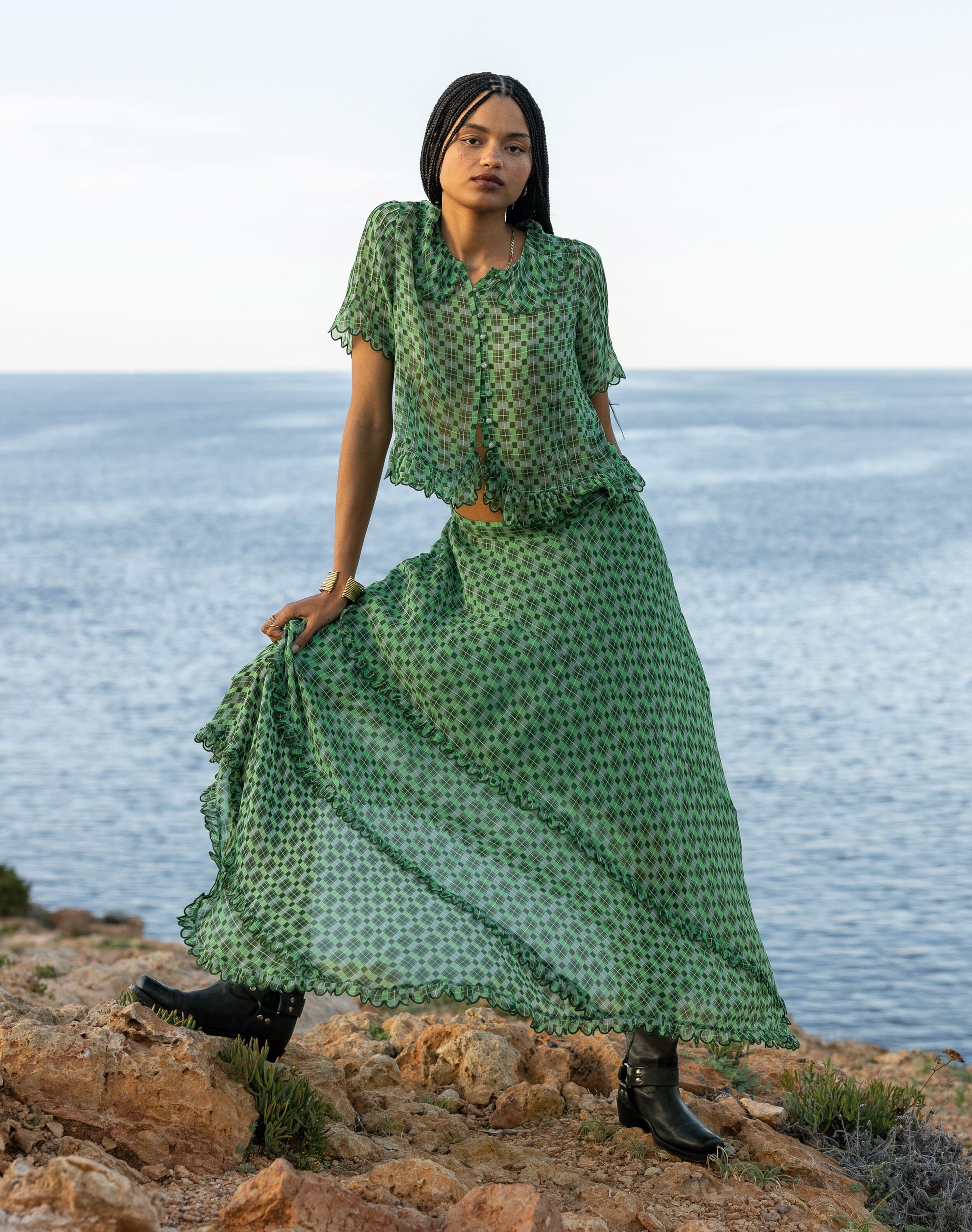 The Check Skirt