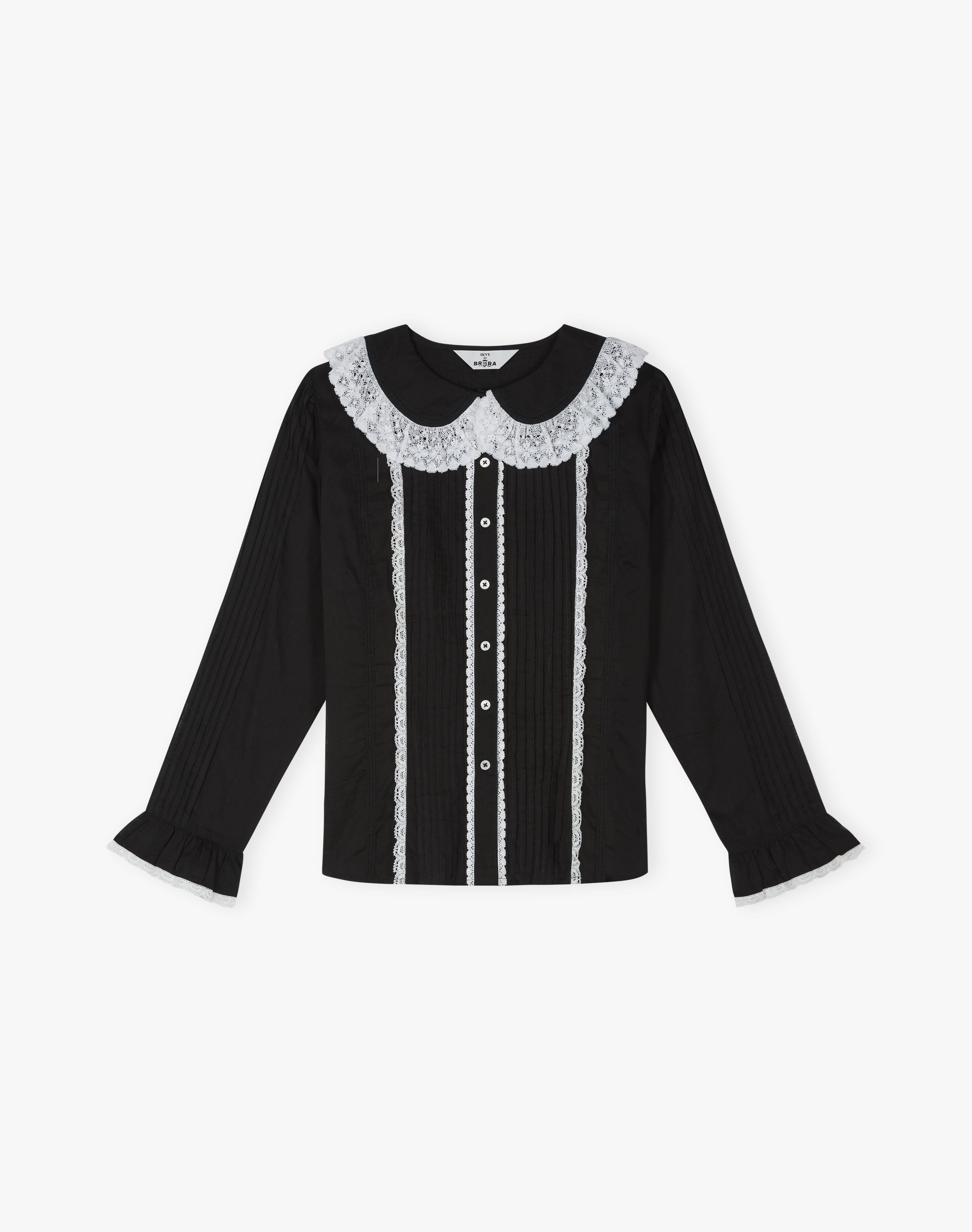 The Organic Cotton Lace Blouse