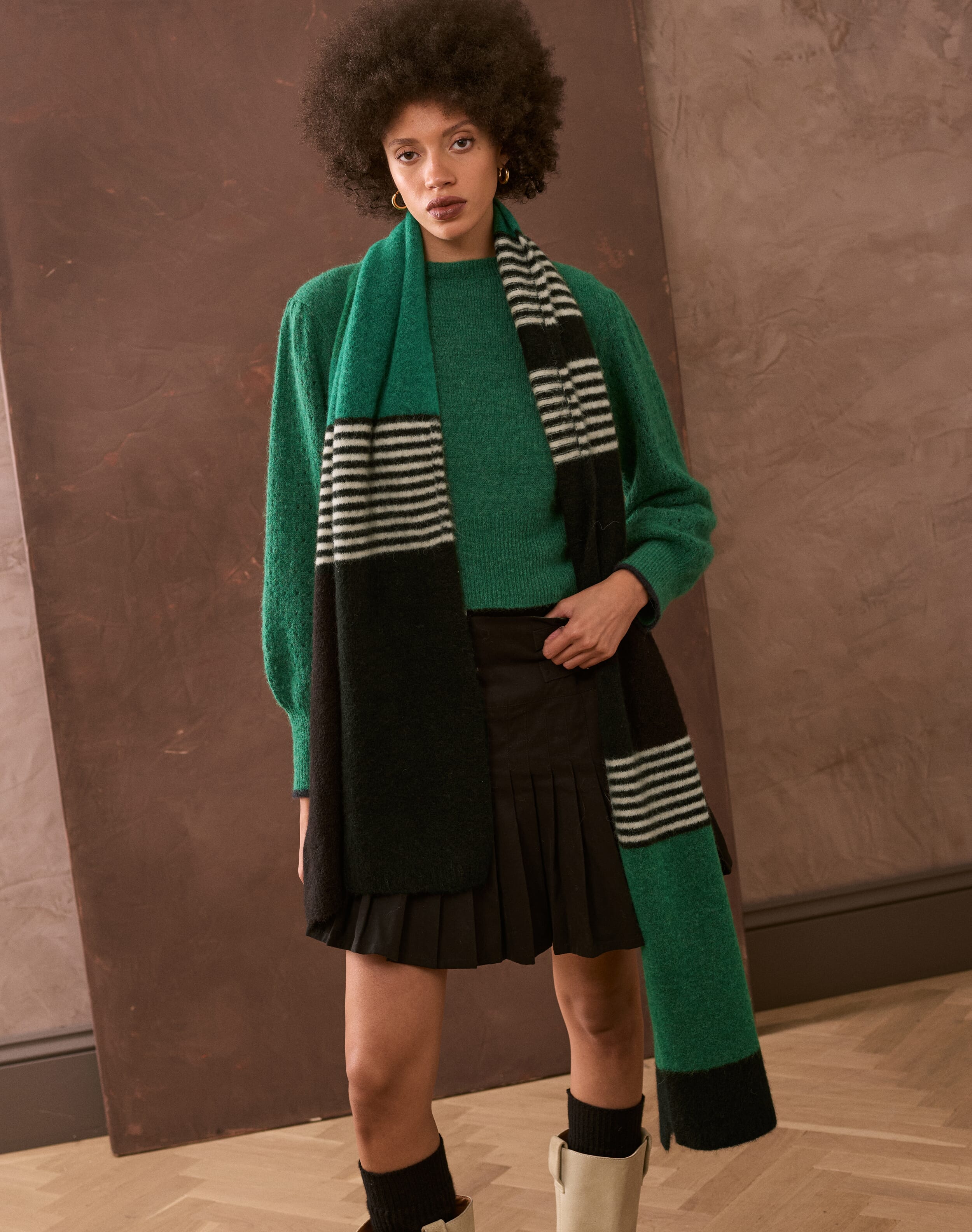 The Alpaca Stripe Scarf