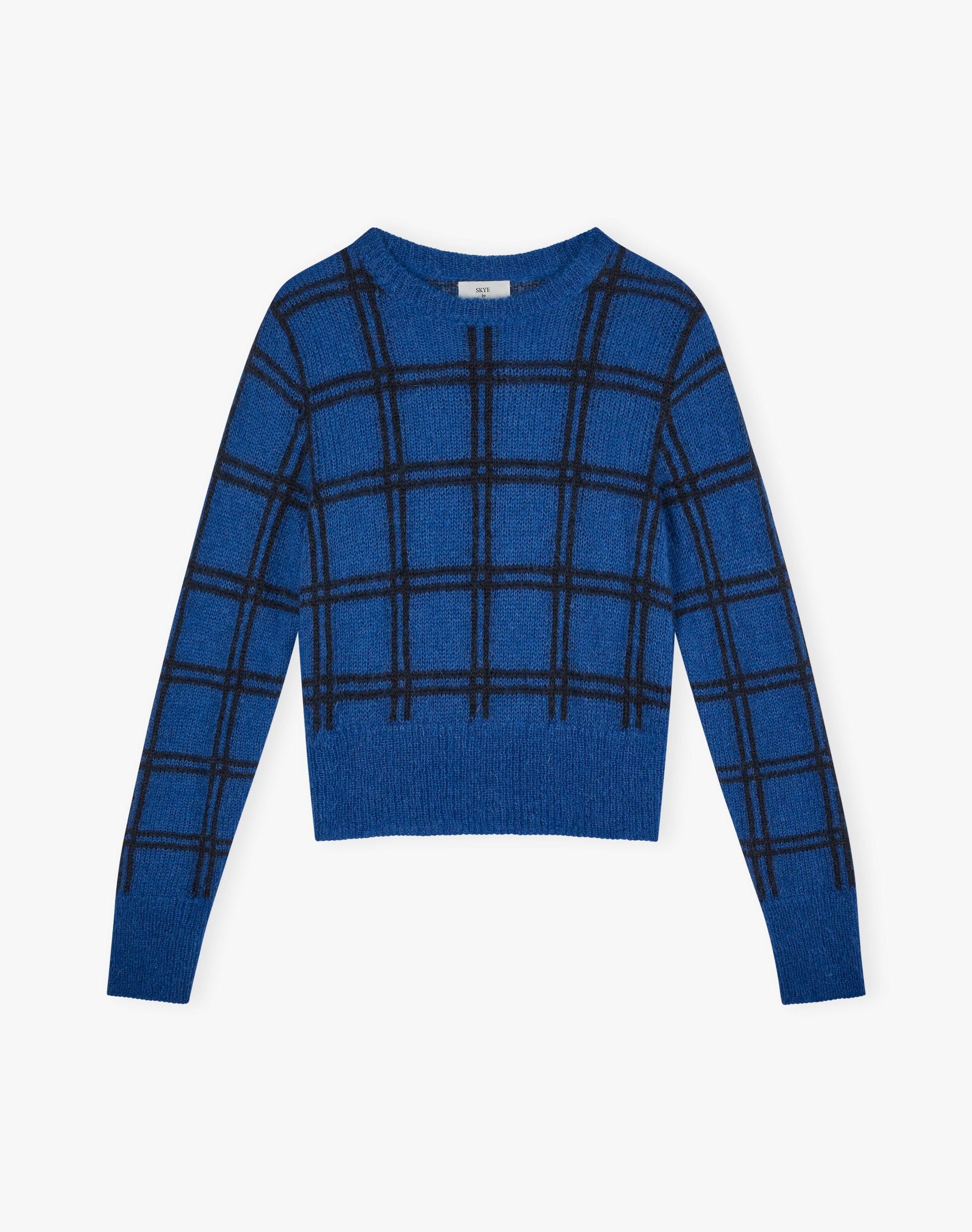 The Mohair Check Jumper
