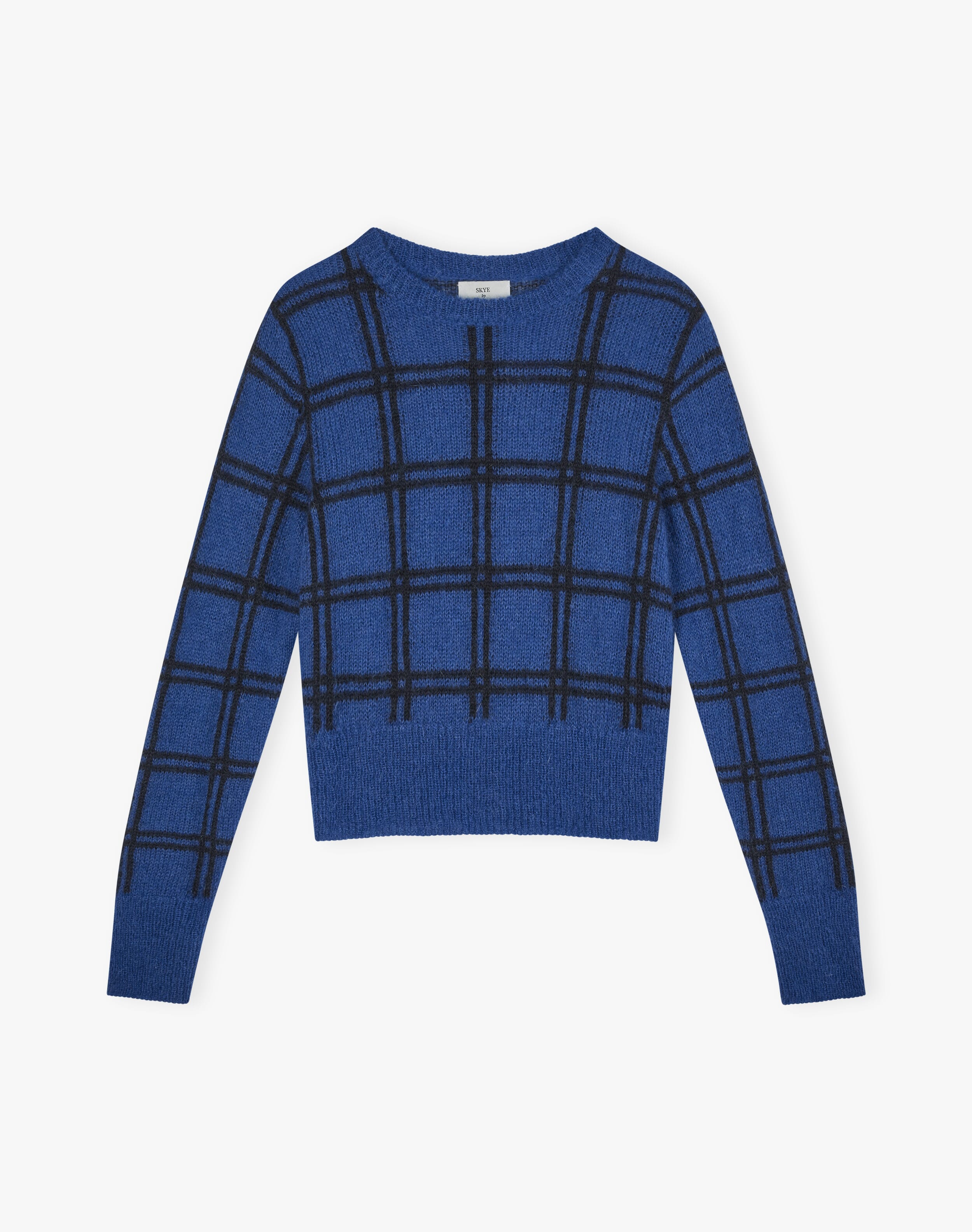 The Mohair Check Jumper