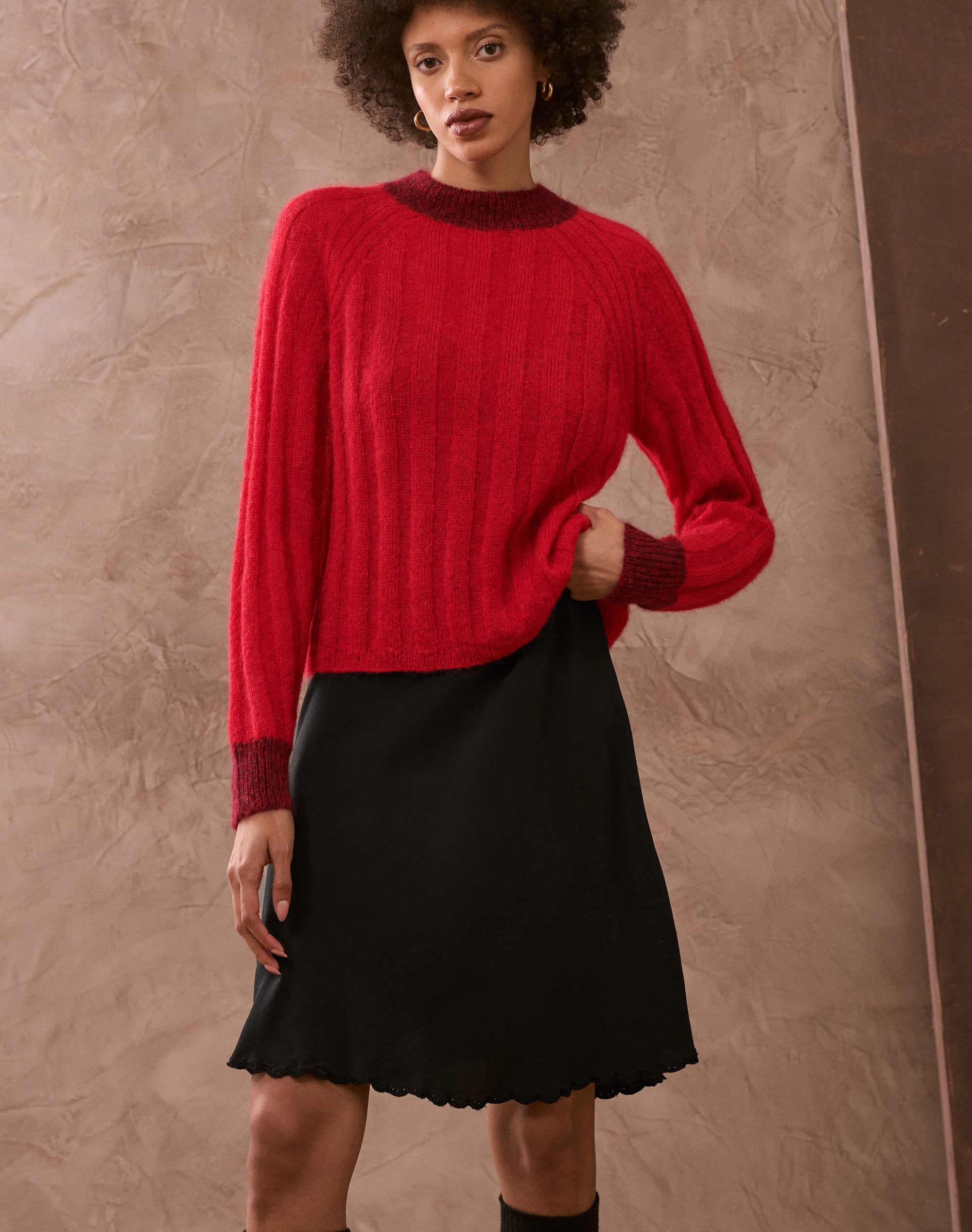 The Mohair Ribbed Jumper