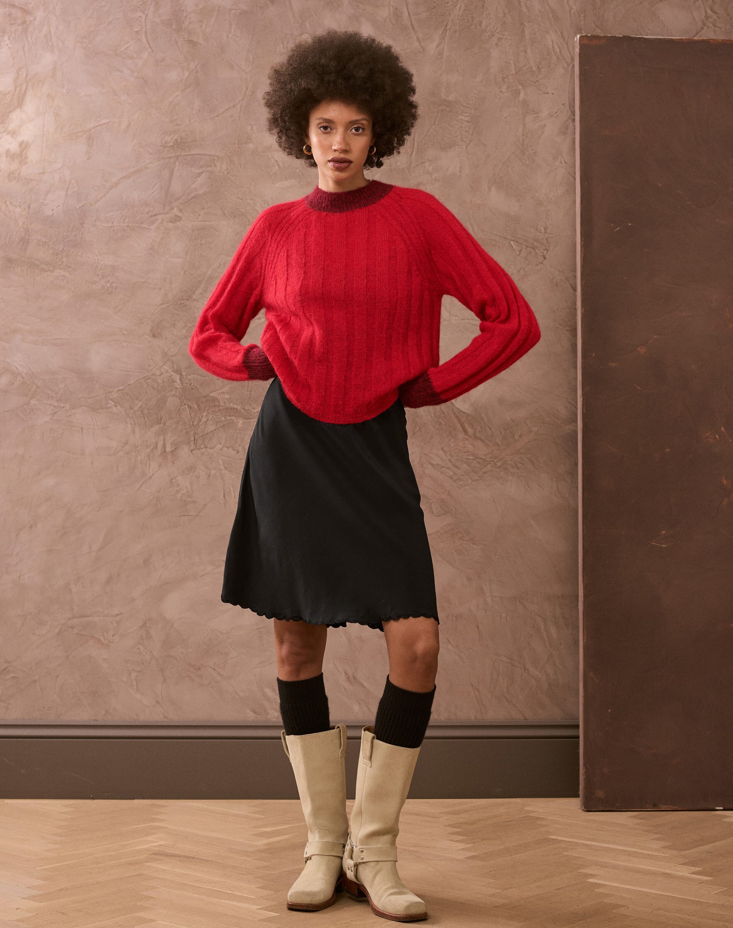 The Mohair Ribbed Jumper