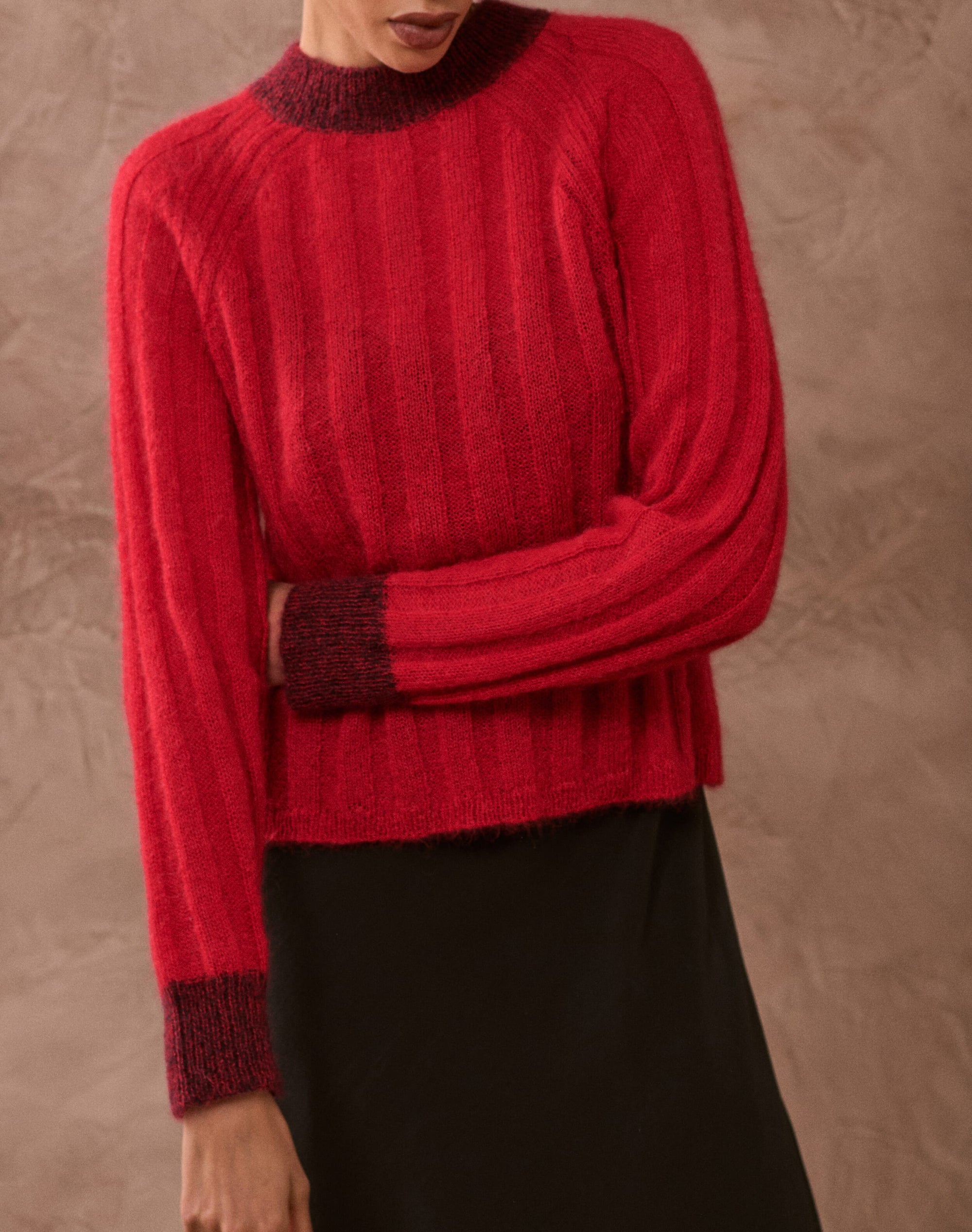 The Mohair Ribbed Jumper