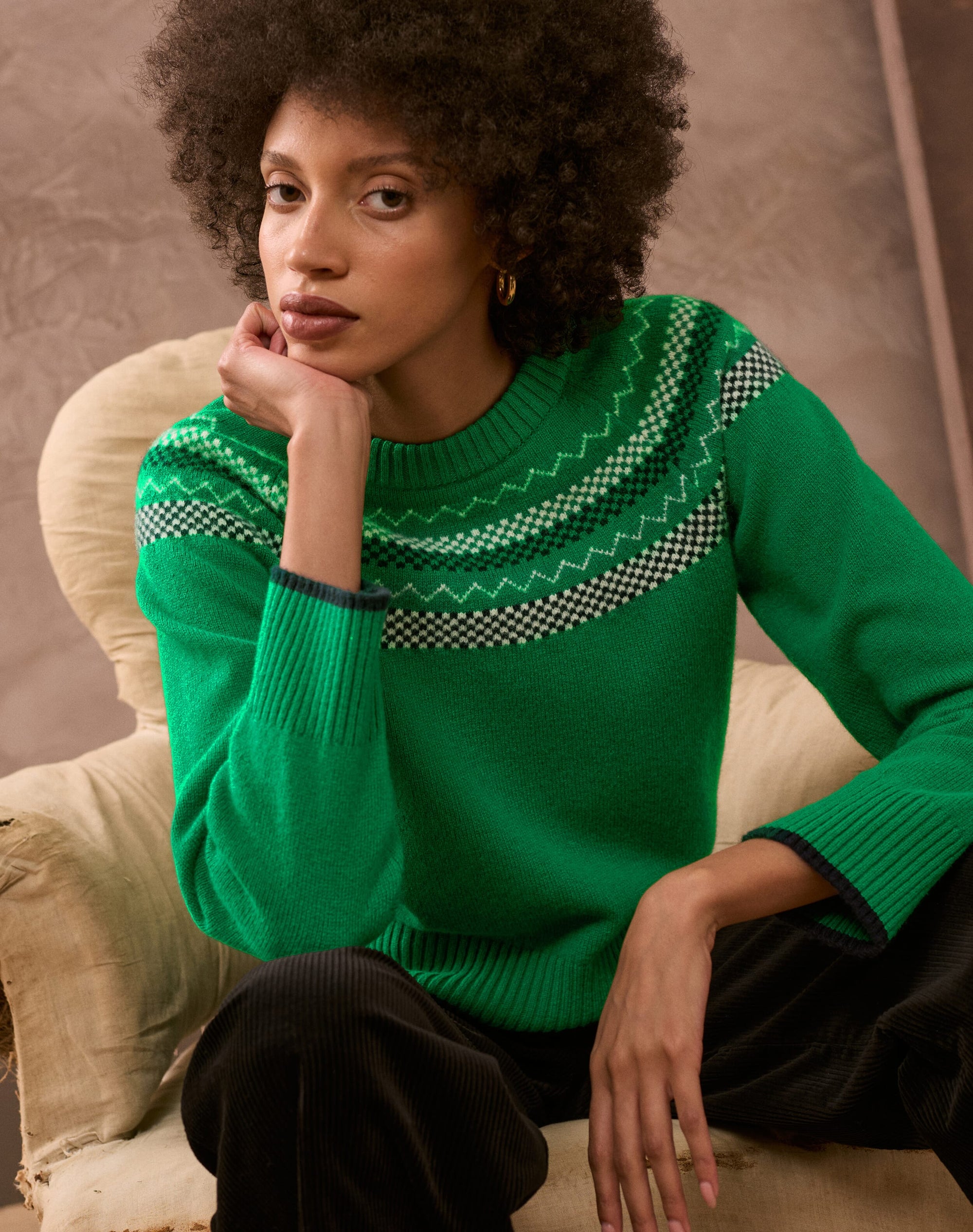 The Supersoft Lambswool Graphic Jumper