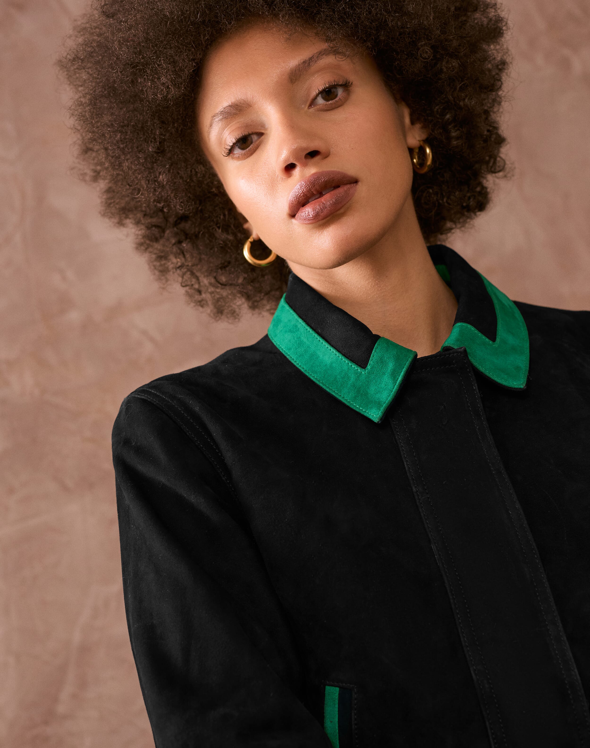The Suede Bomber Jacket