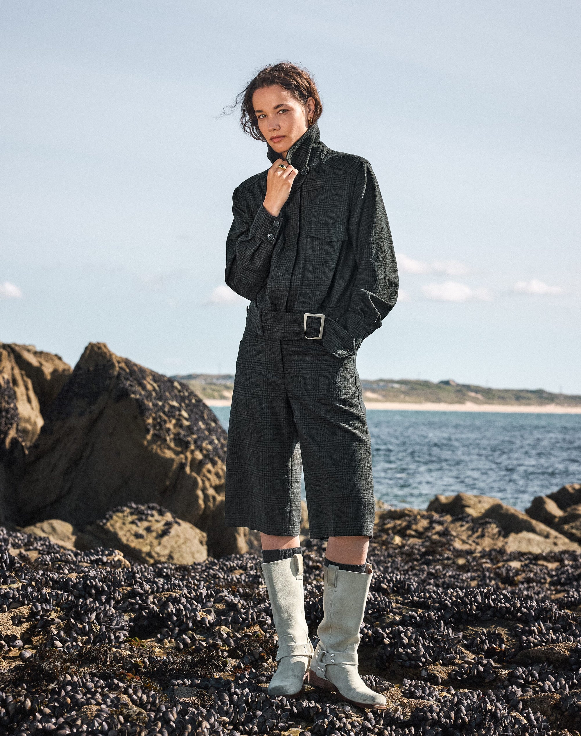 The Check Wool Bomber Jacket