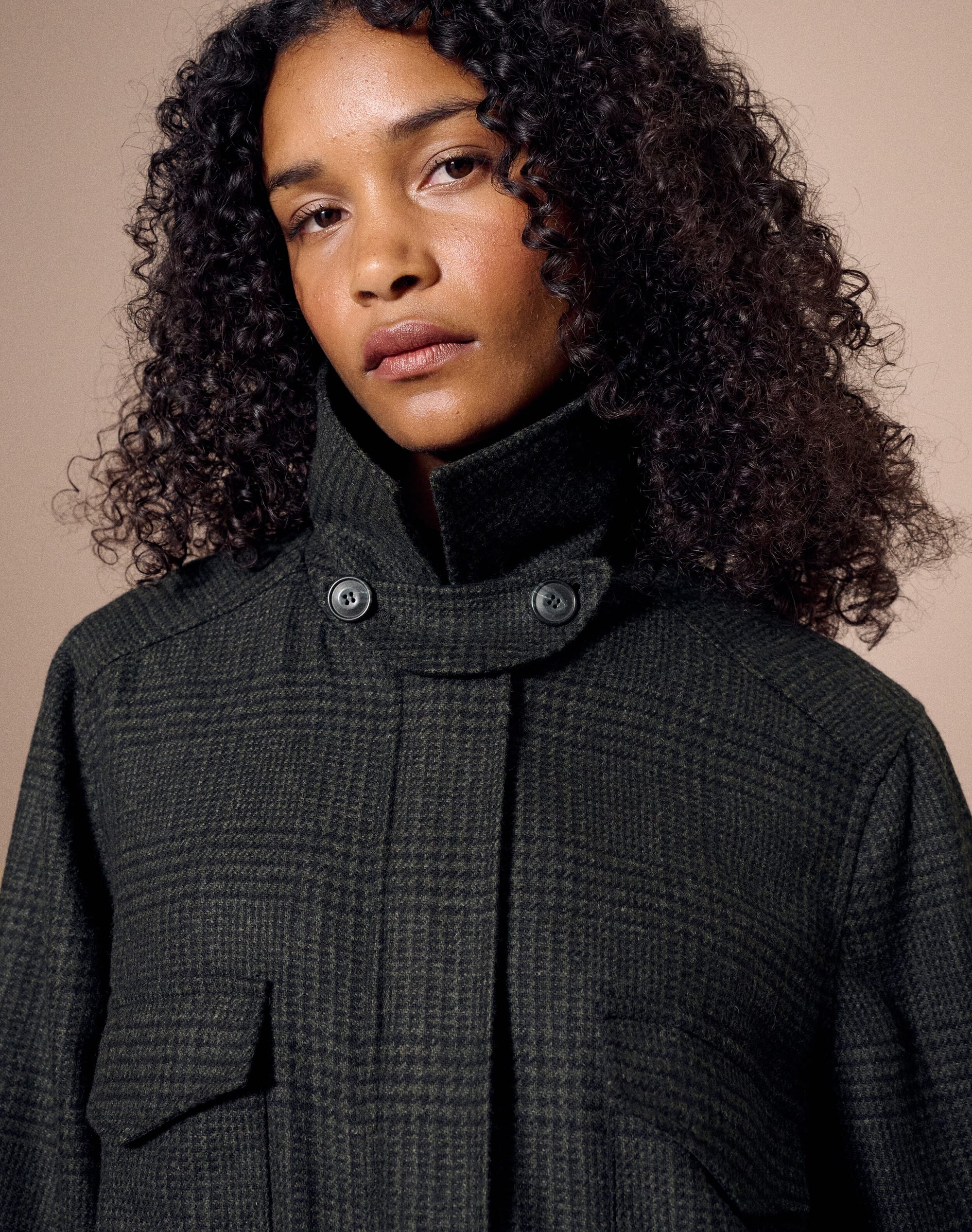 The Check Wool Bomber Jacket