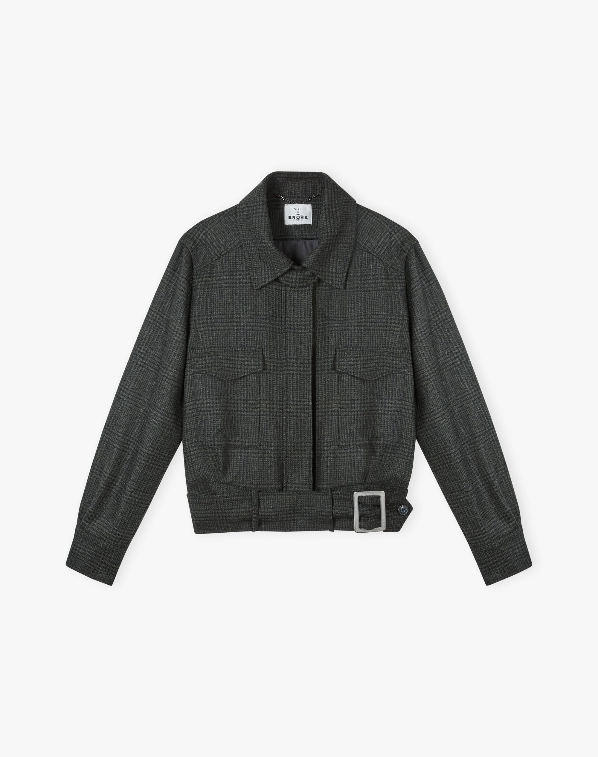 The Check Wool Bomber Jacket