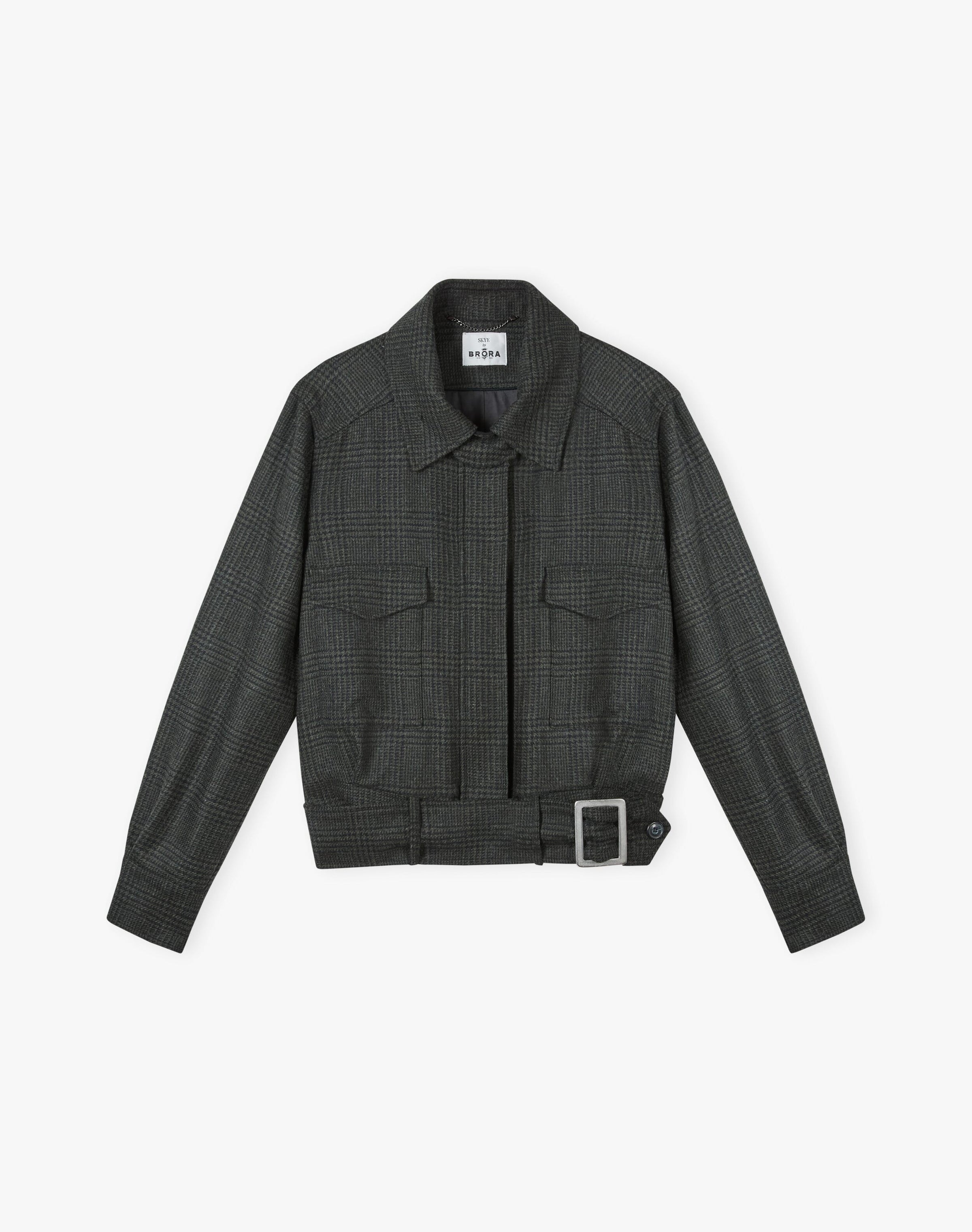 The Check Wool Bomber Jacket