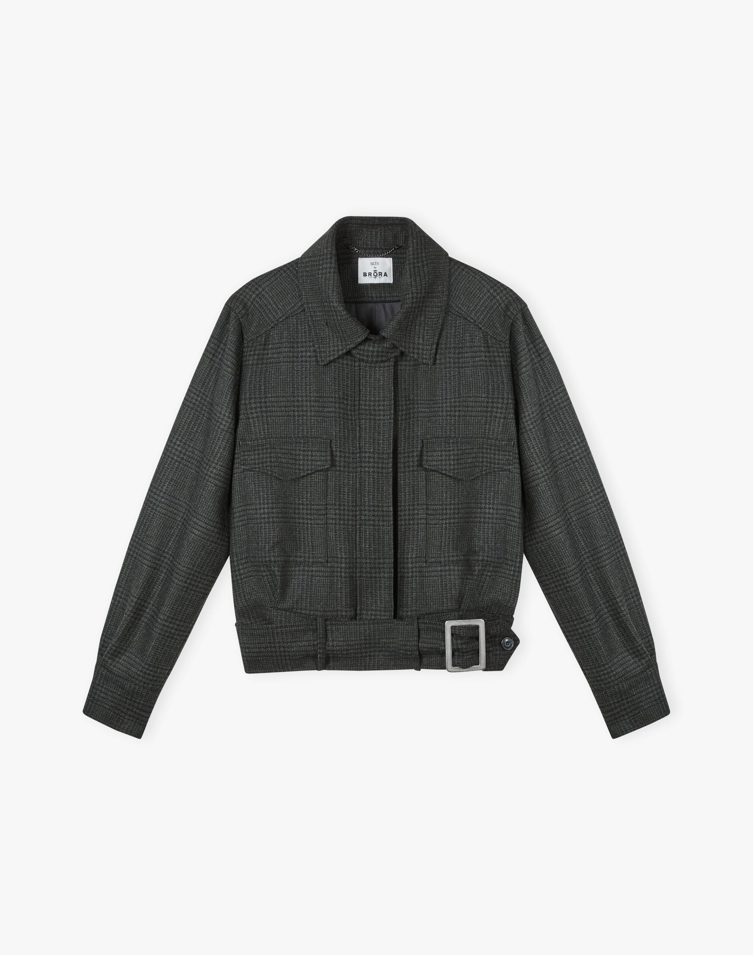The Check Wool Bomber Jacket