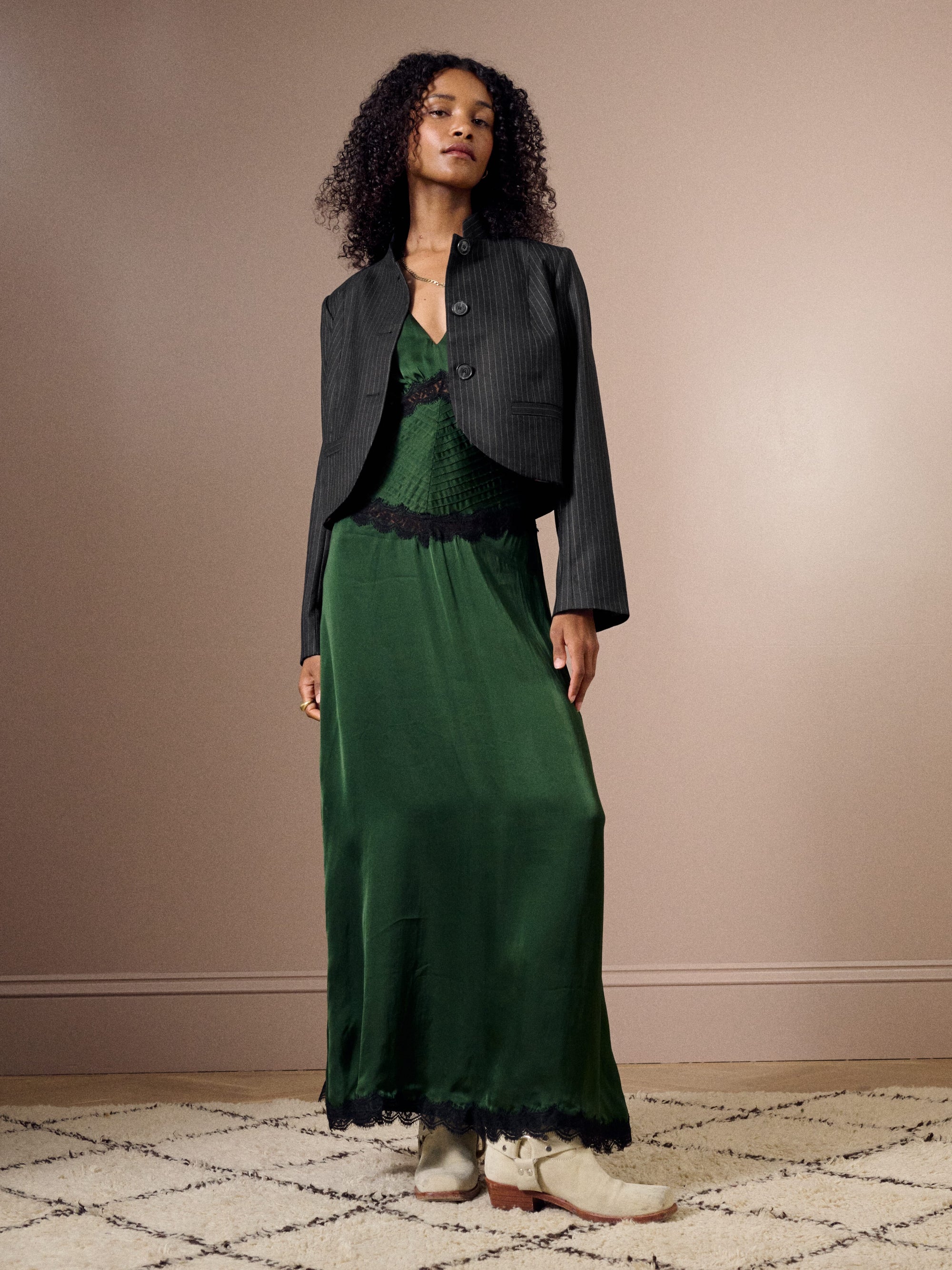 The Wool Pinstripe Jacket