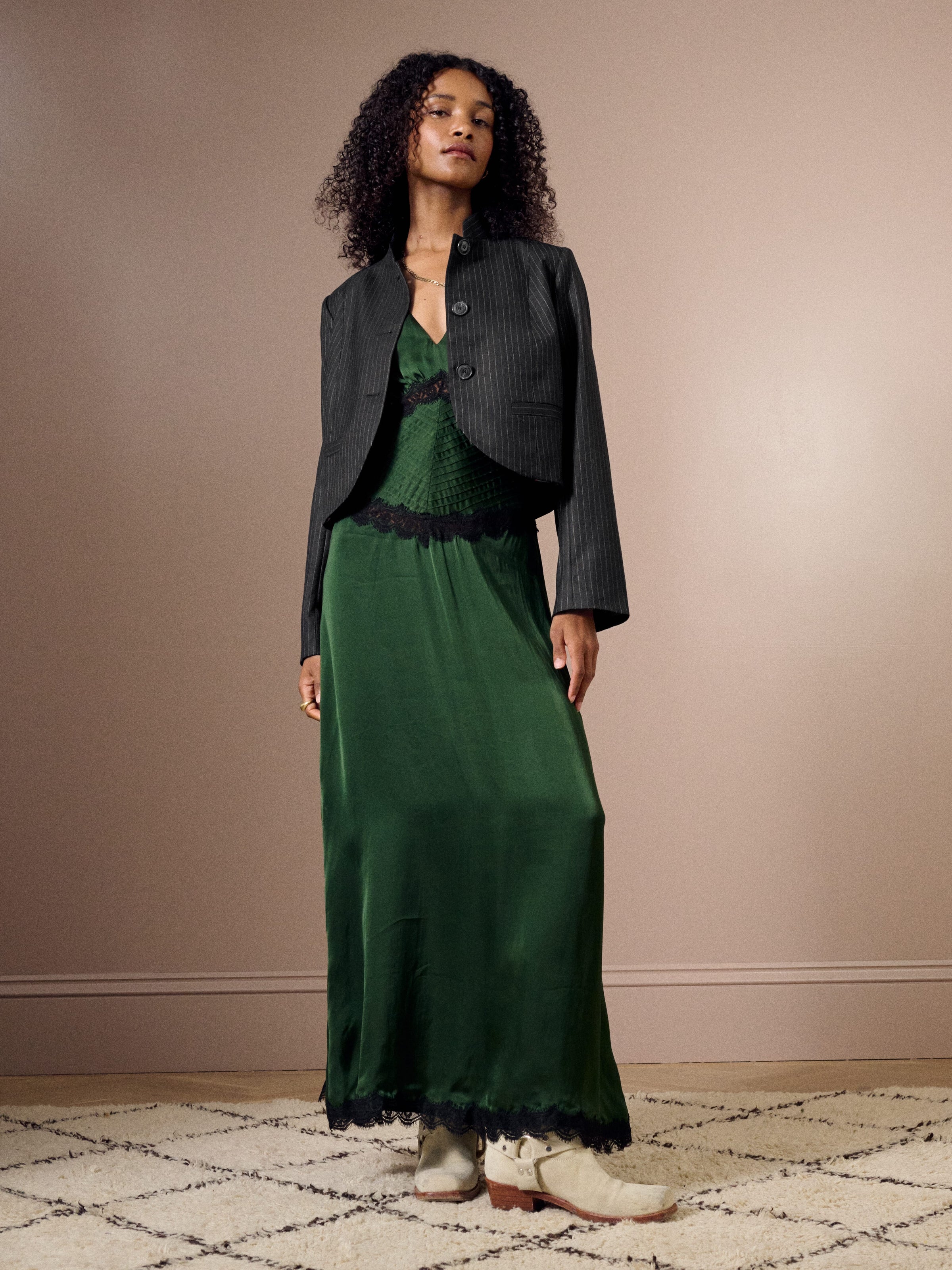 The Wool Pinstripe Jacket
