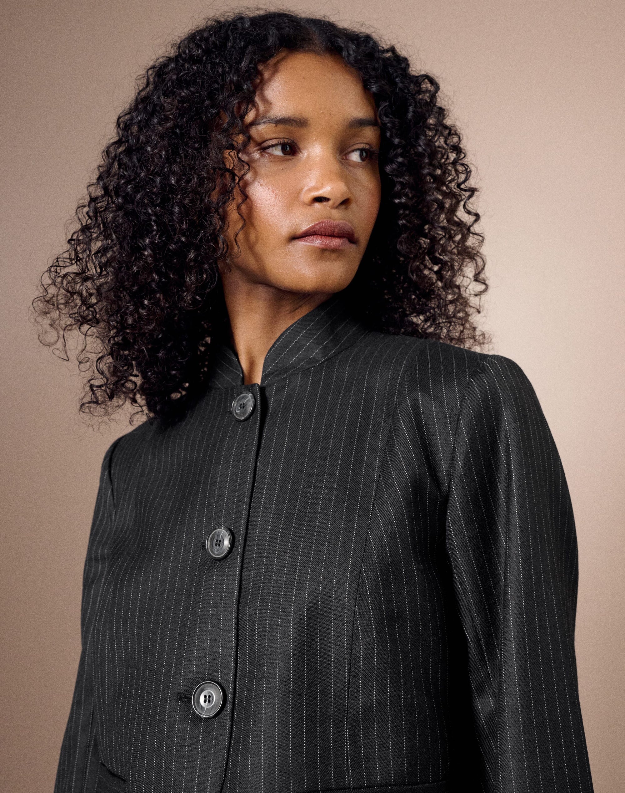 The Wool Pinstripe Jacket