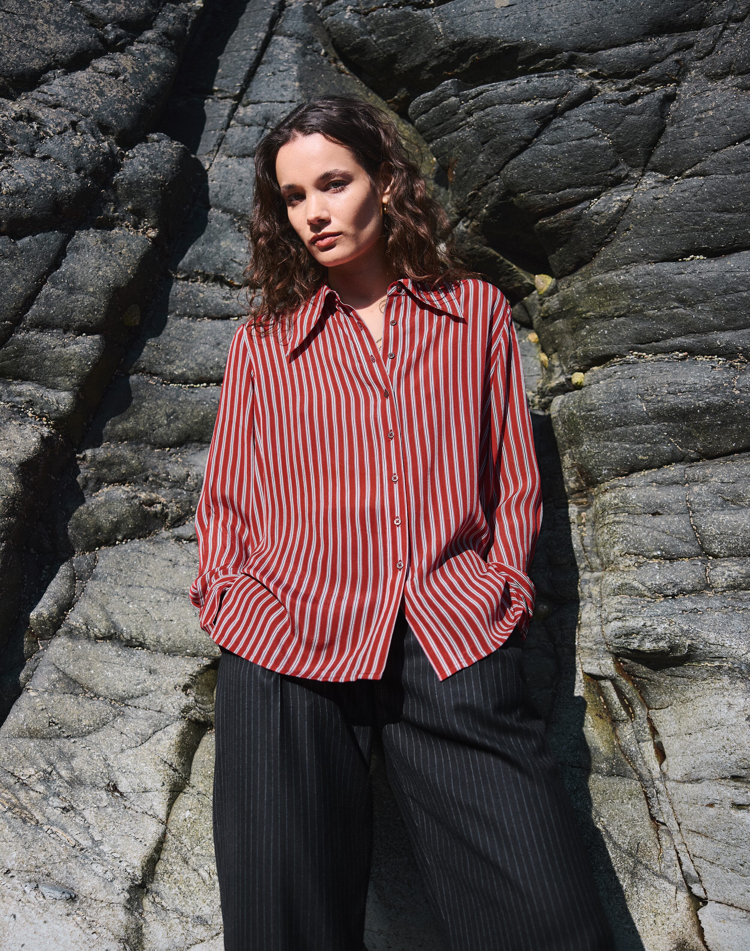 The Stripe Boyfriend Shirt