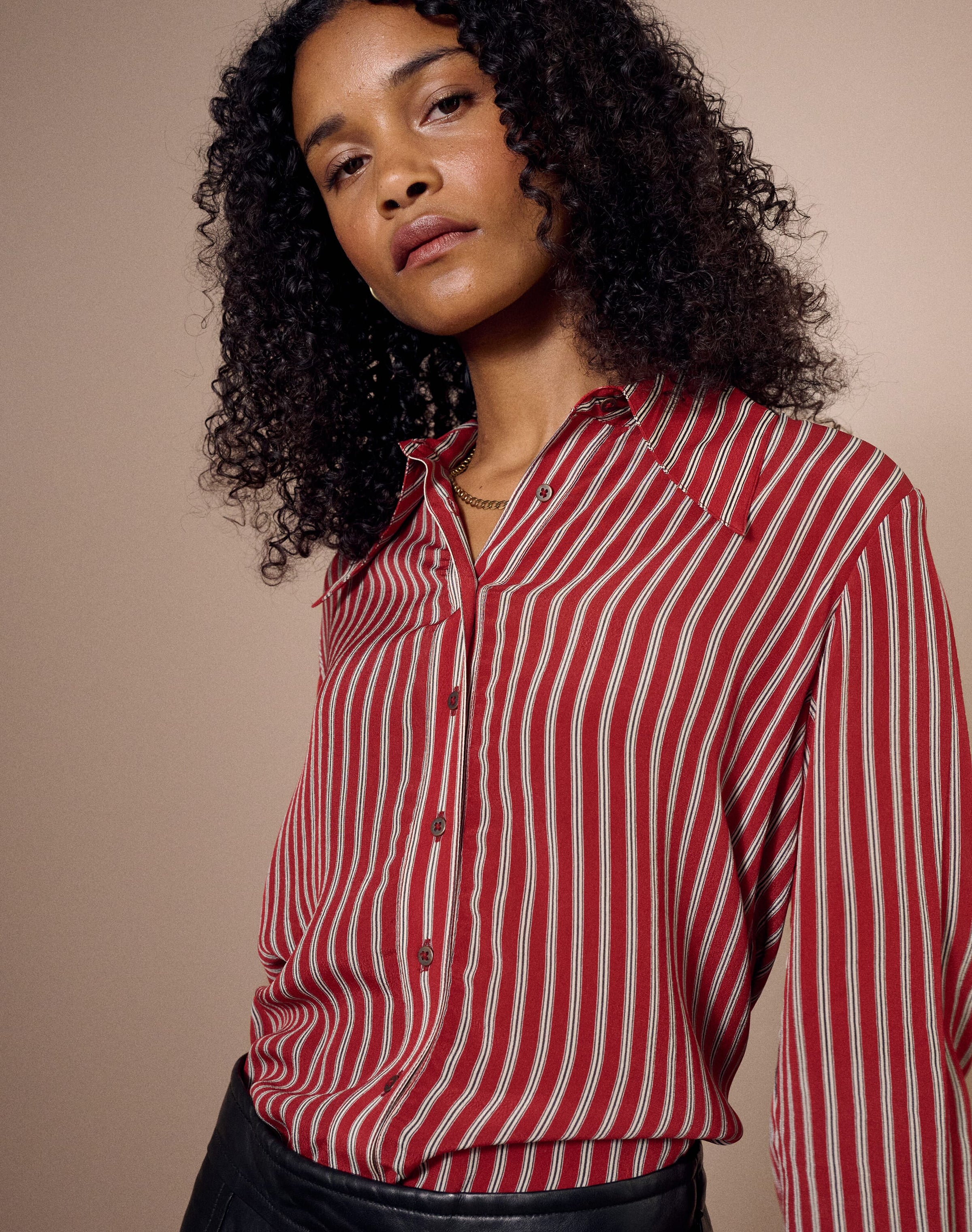 The Stripe Boyfriend Shirt