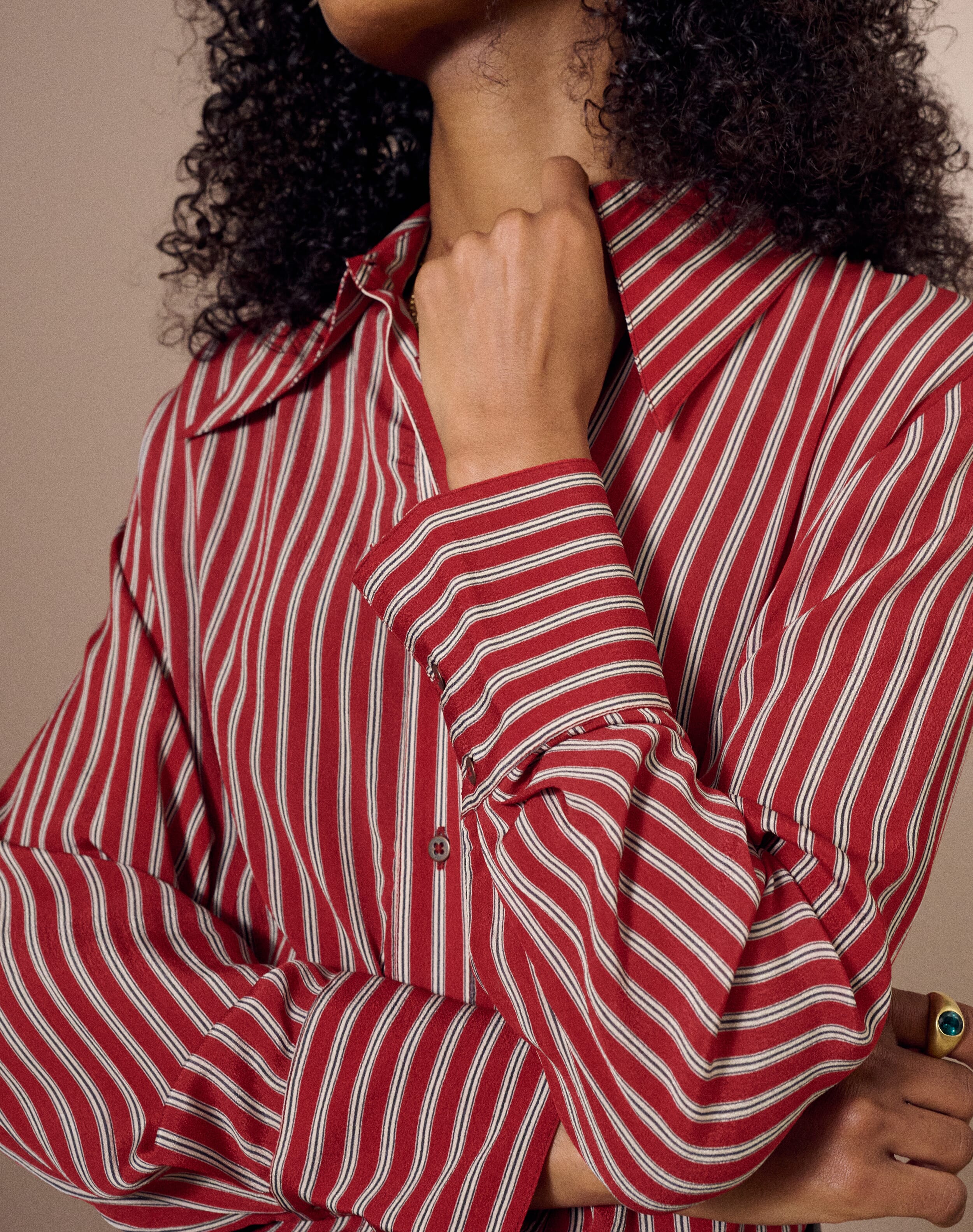 The Stripe Boyfriend Shirt