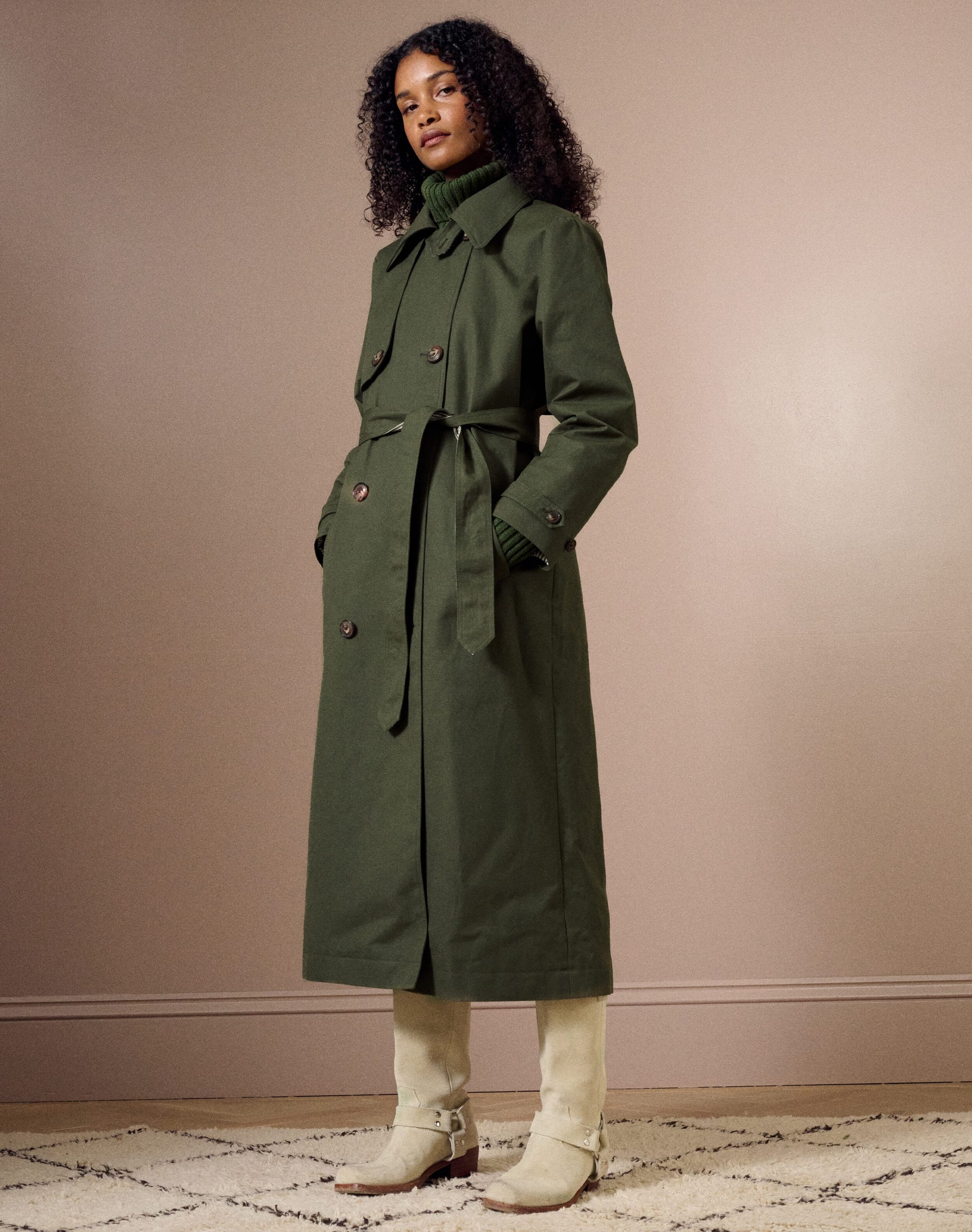 The Waxed Cotton Military Trench