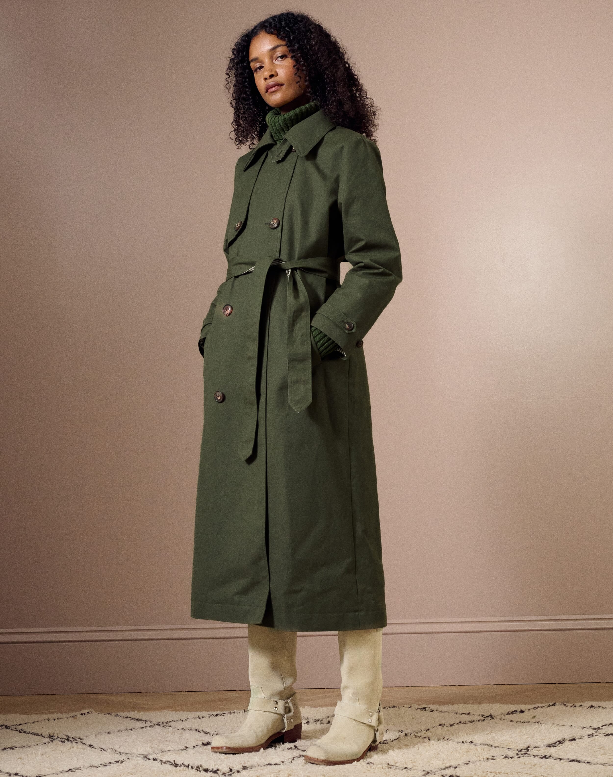 The Waxed Cotton Military Trench