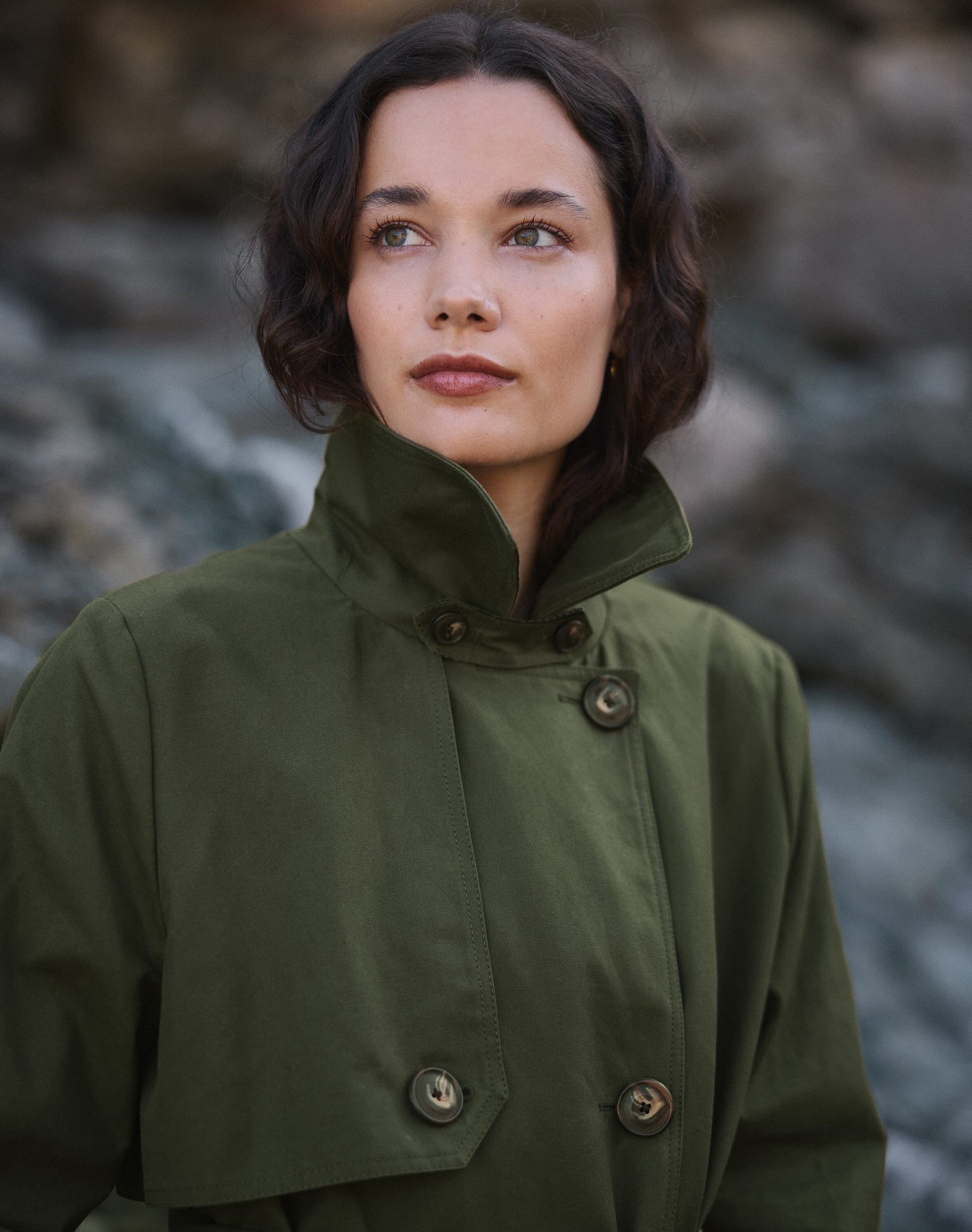 The Waxed Cotton Military Trench