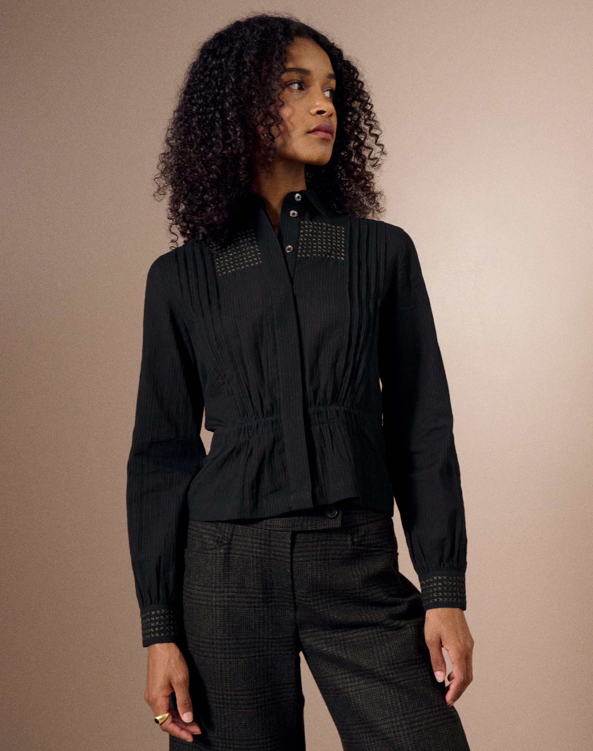 The Organic Cotton Embroidered Shirt
