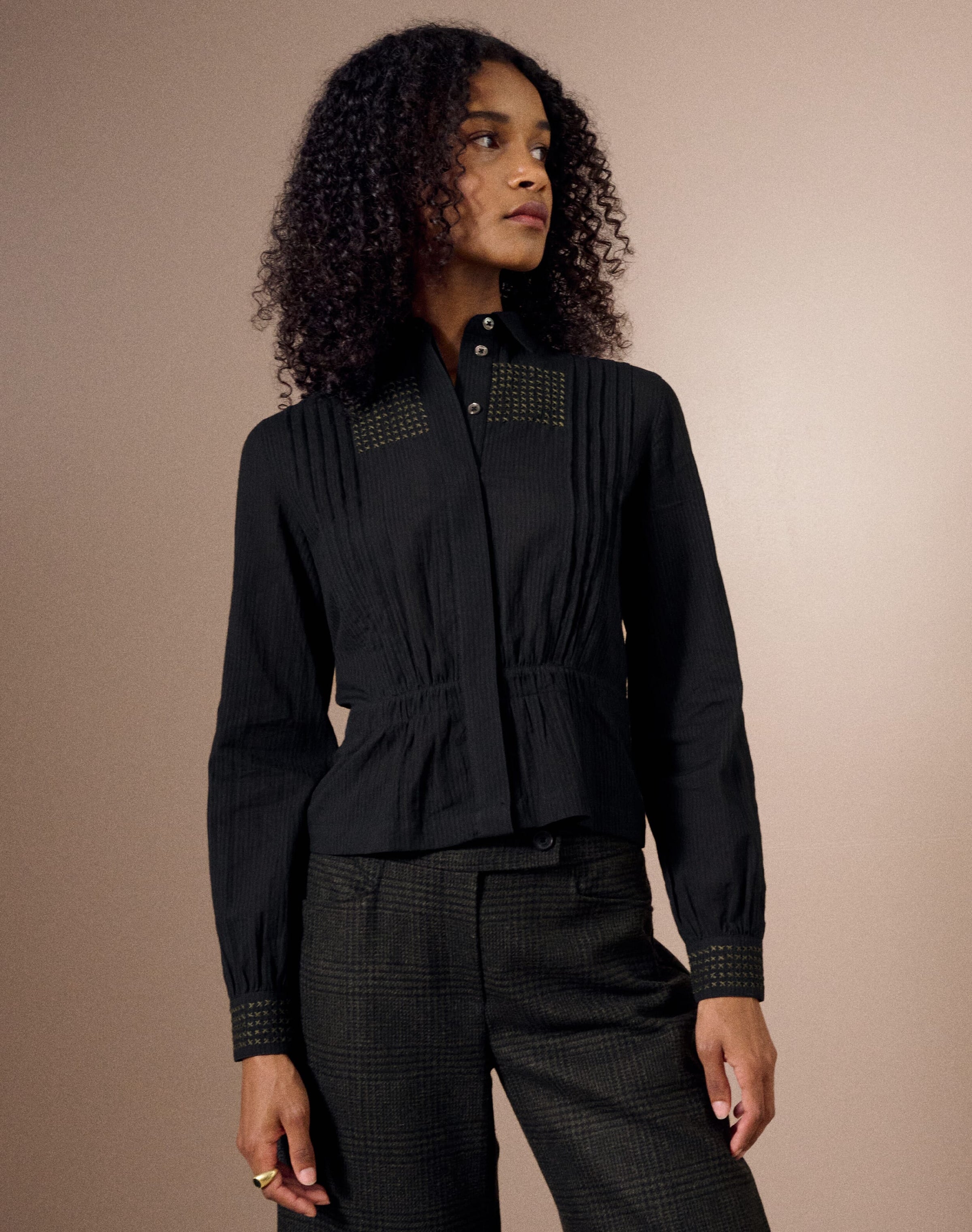The Organic Cotton Embroidered Shirt