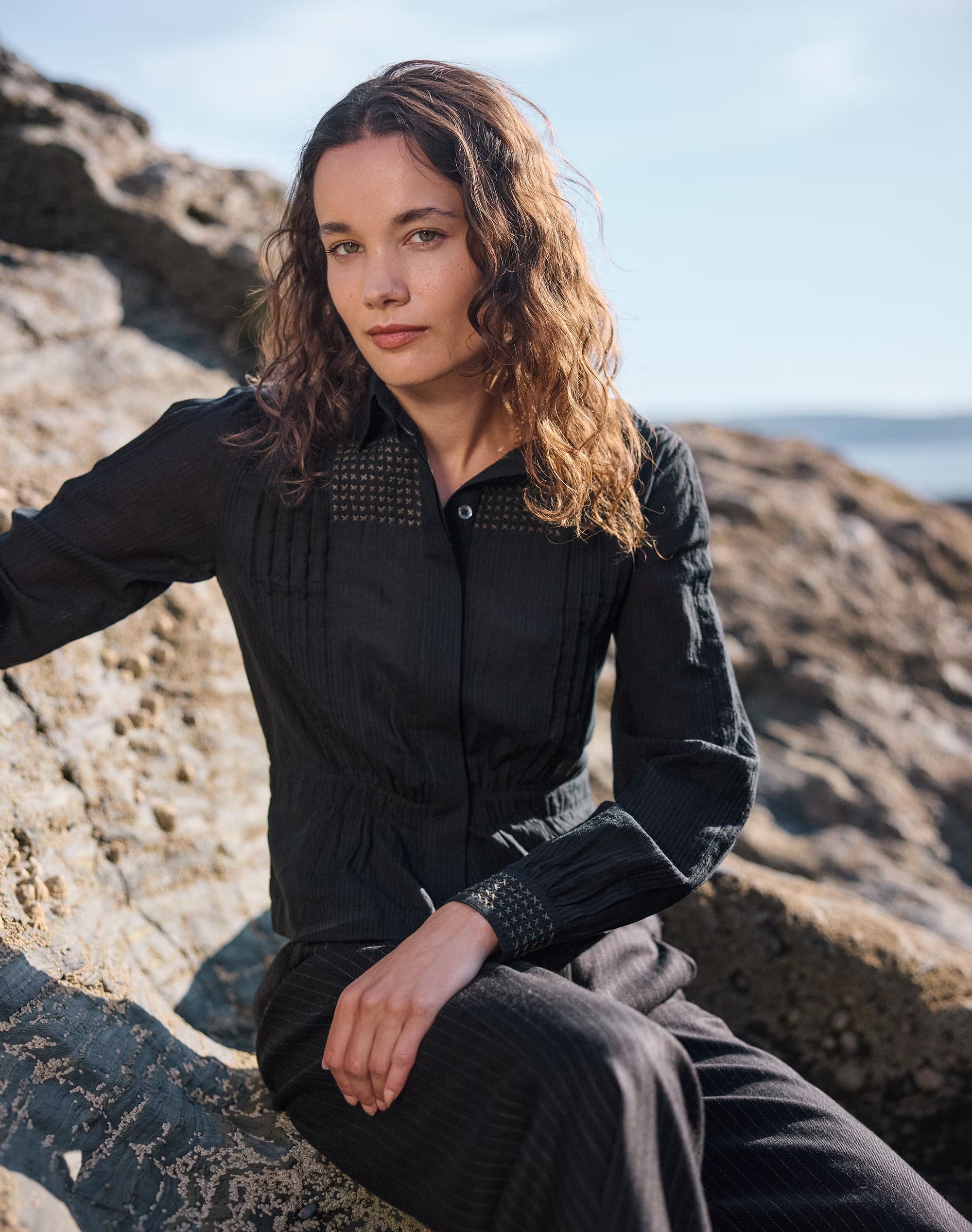 The Organic Cotton Embroidered Shirt