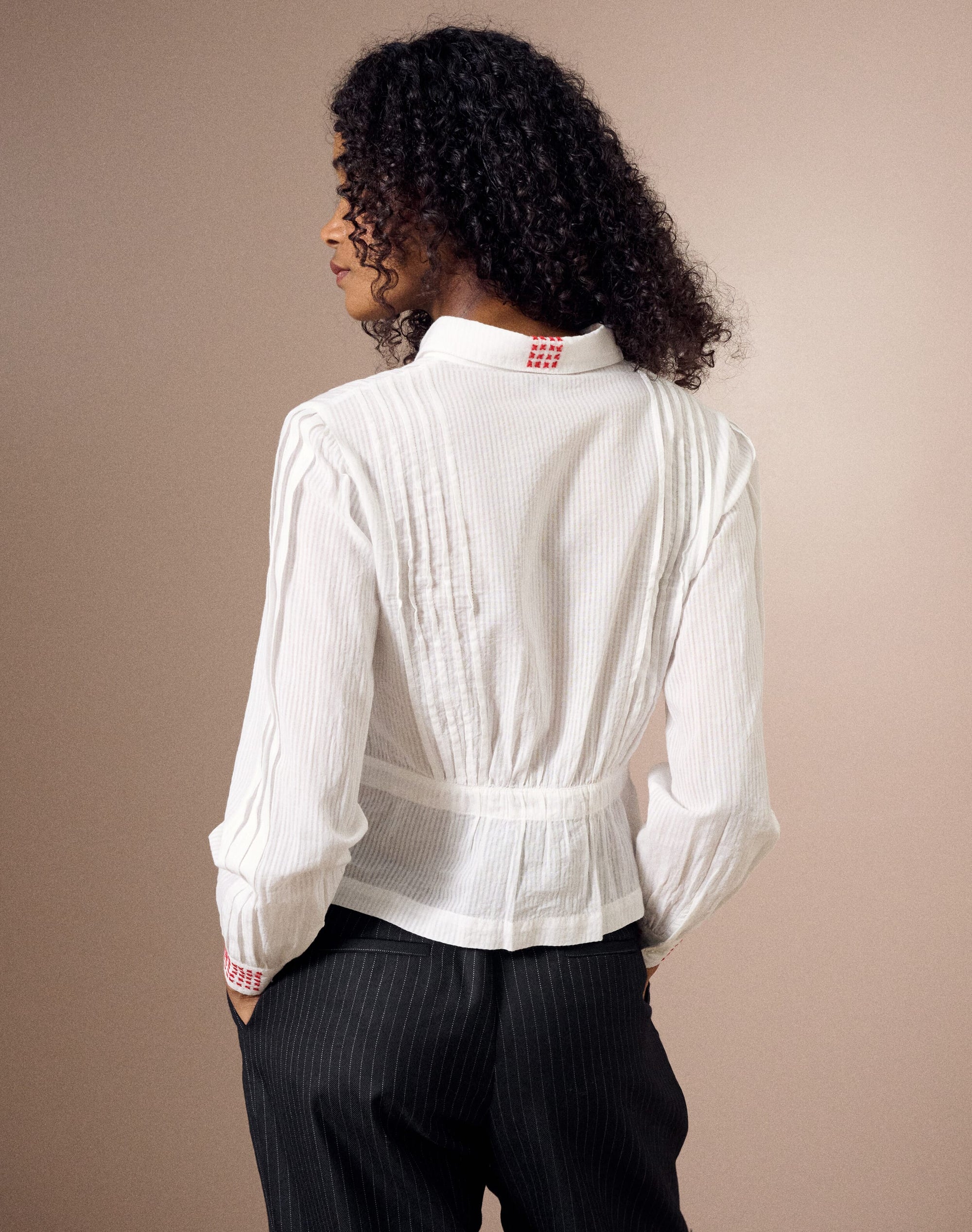 The Organic Cotton Embroidered Shirt