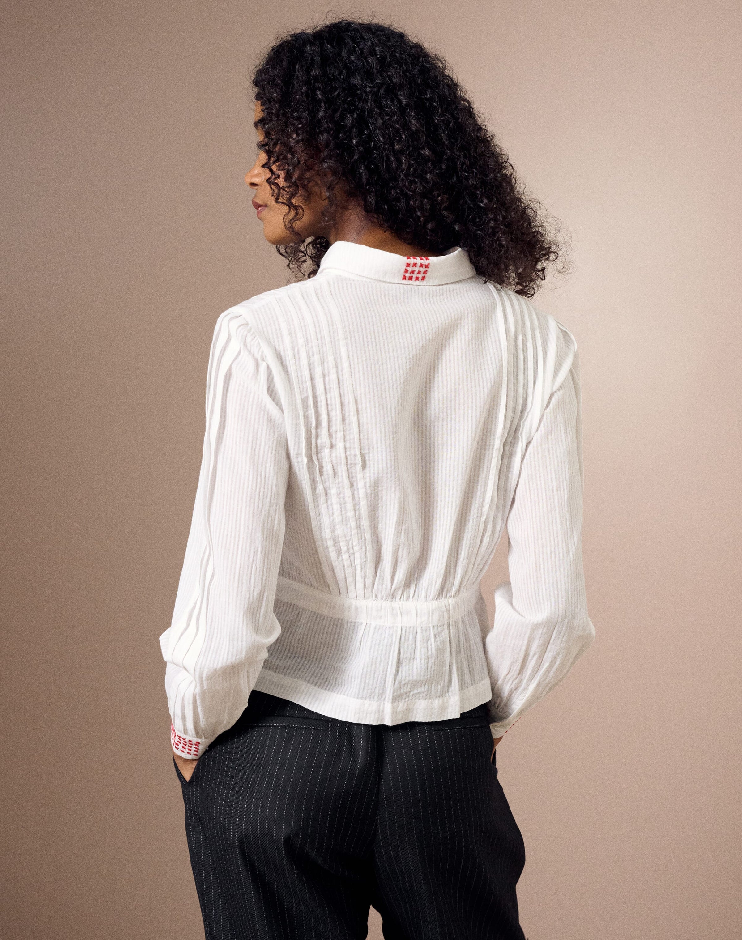 The Organic Cotton Embroidered Shirt