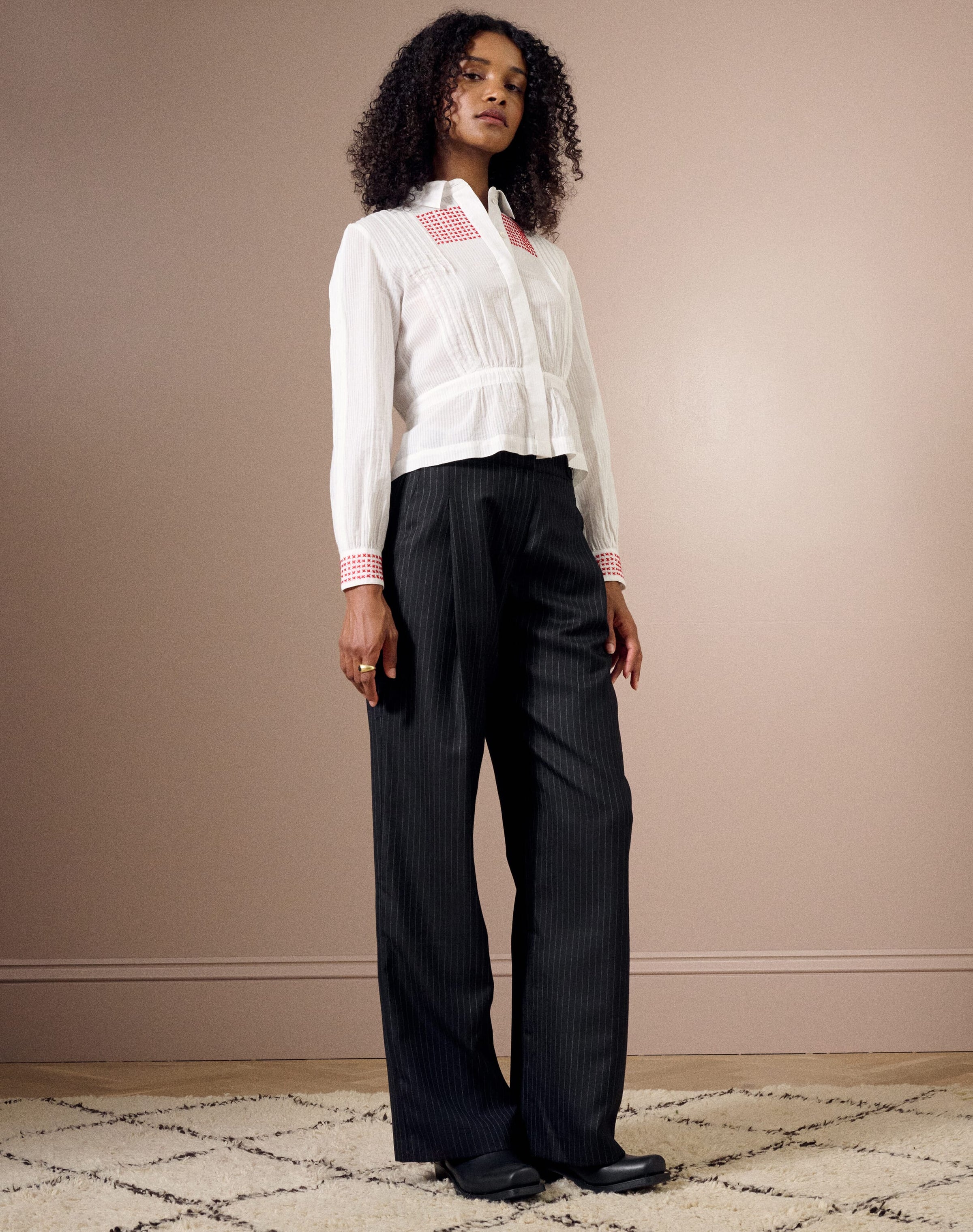 The Organic Cotton Embroidered Shirt