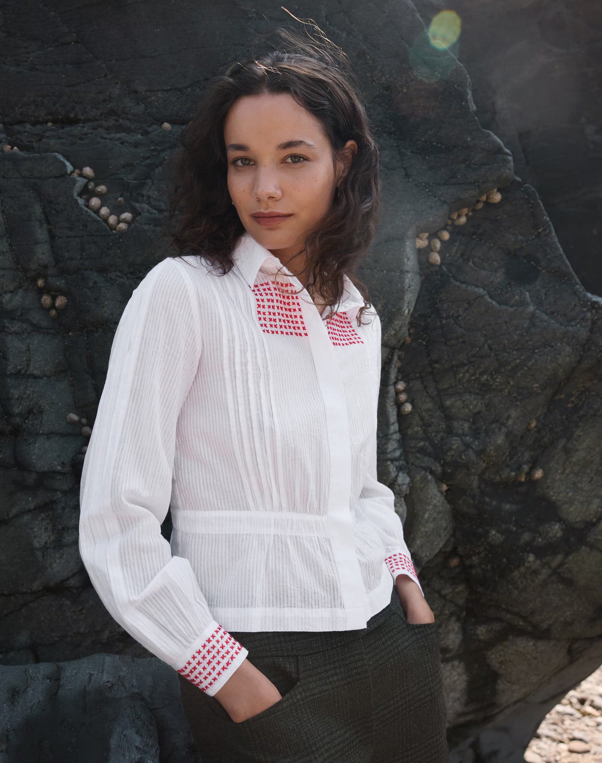 The Organic Cotton Embroidered Shirt