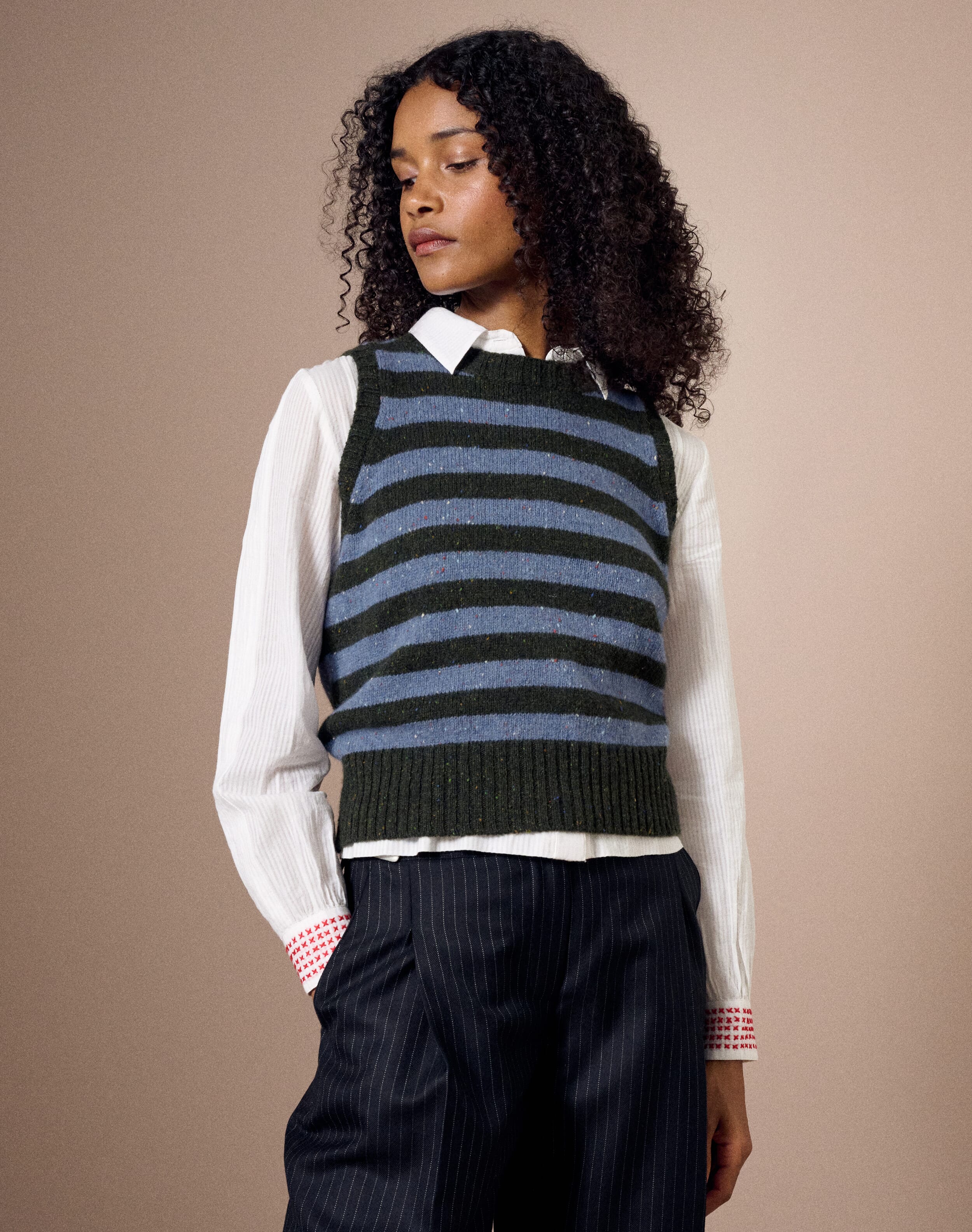 The Wool Donegal Stripe Tank