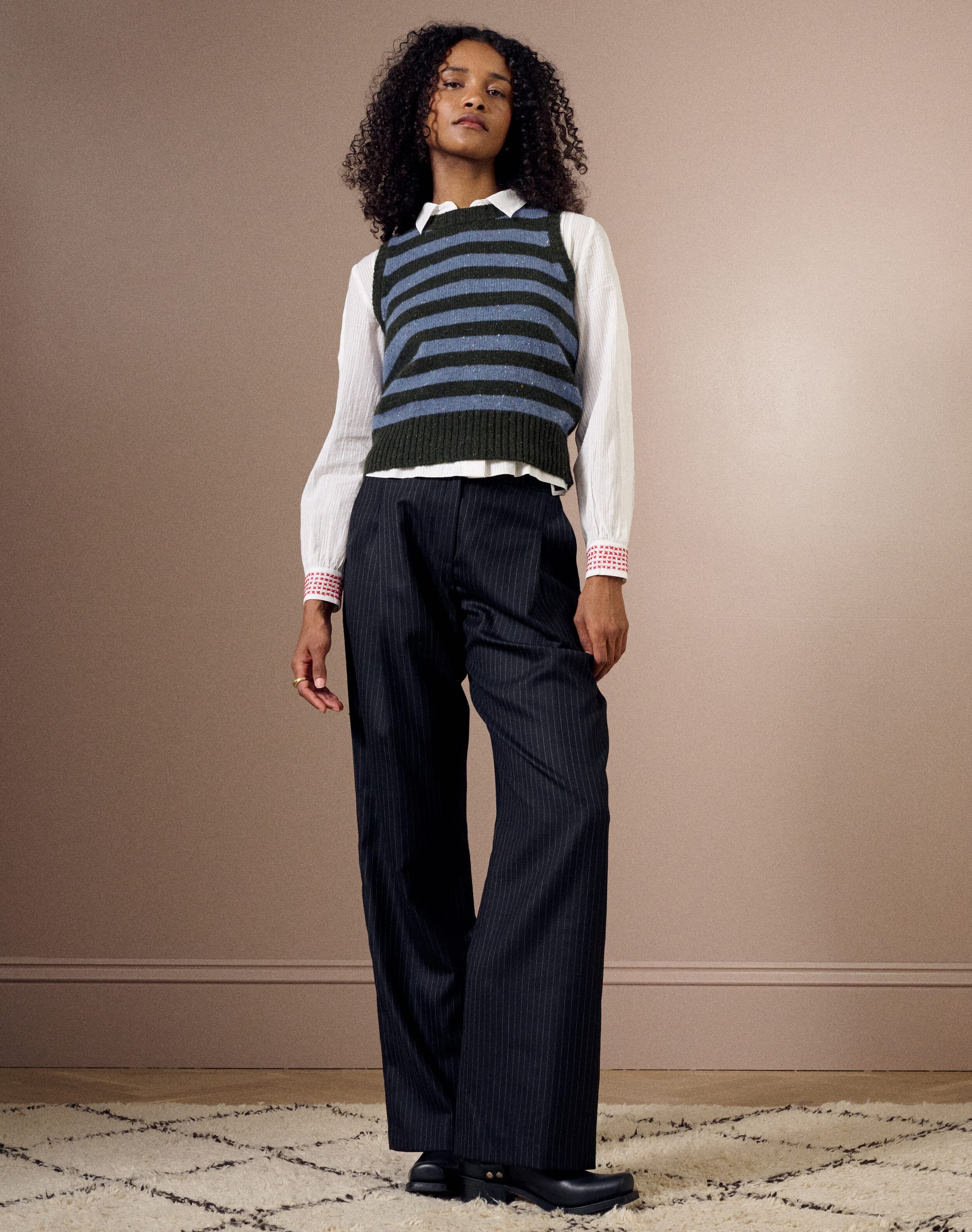 The Wool Donegal Stripe Tank