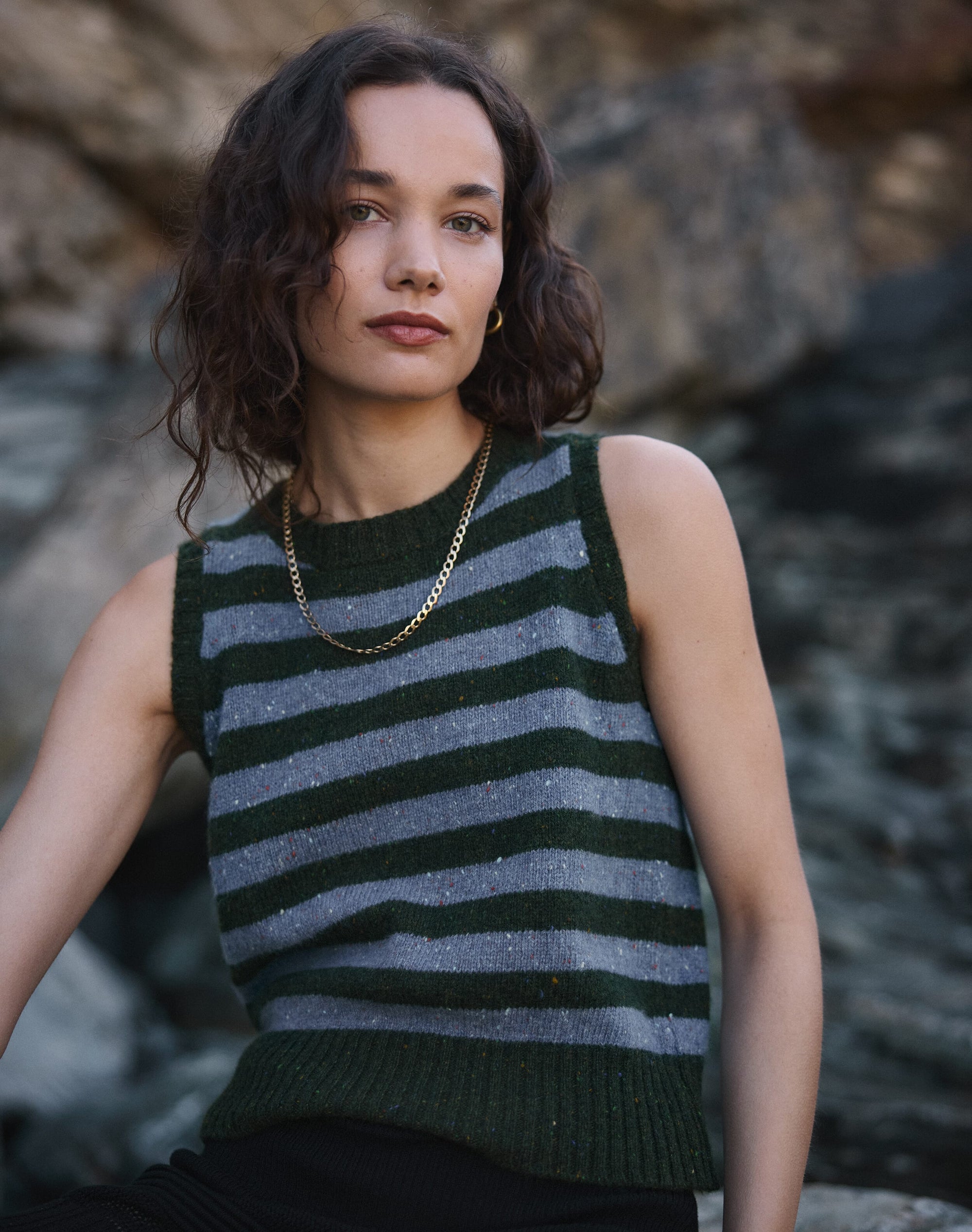 The Wool Donegal Stripe Tank
