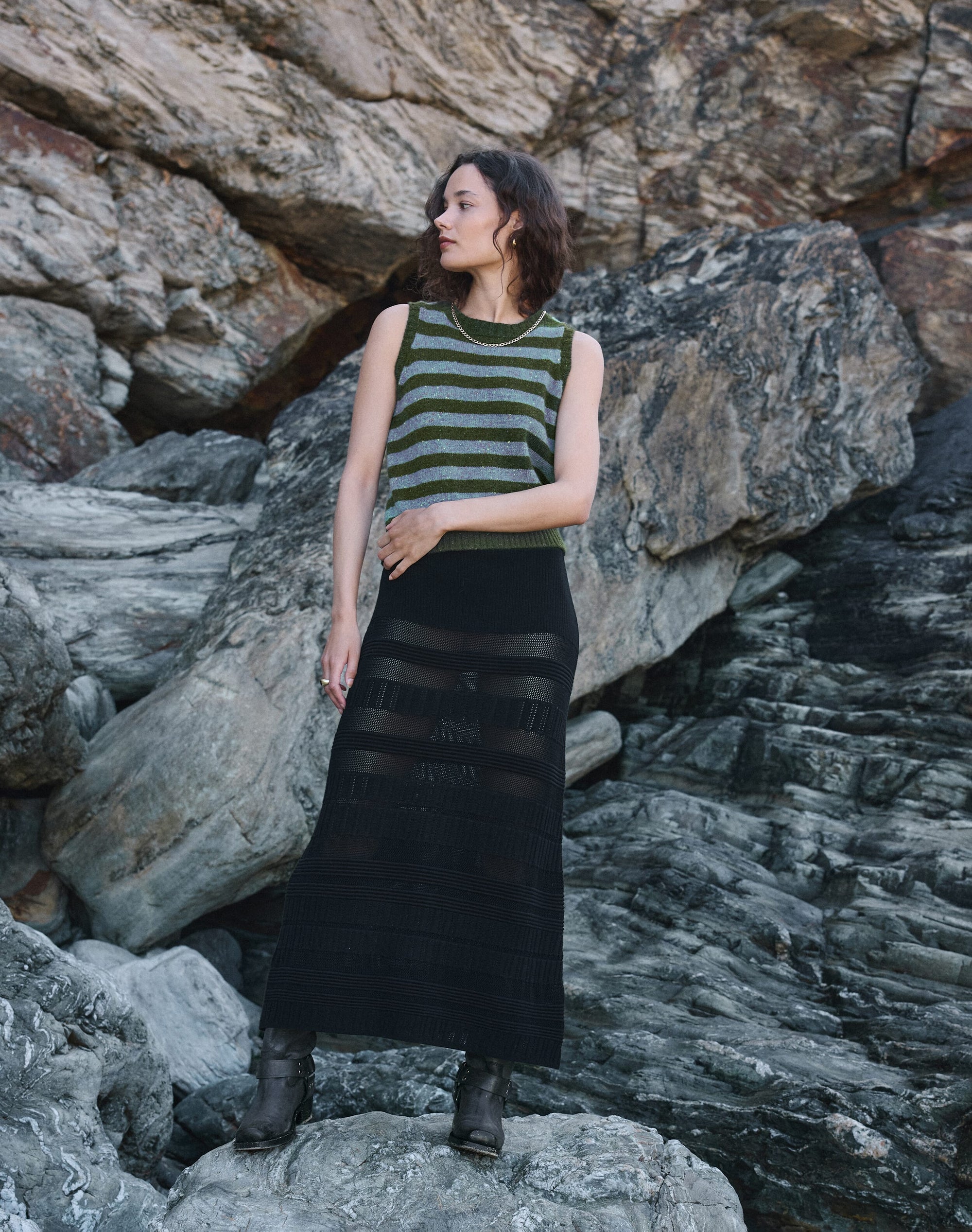 The Wool Donegal Stripe Tank