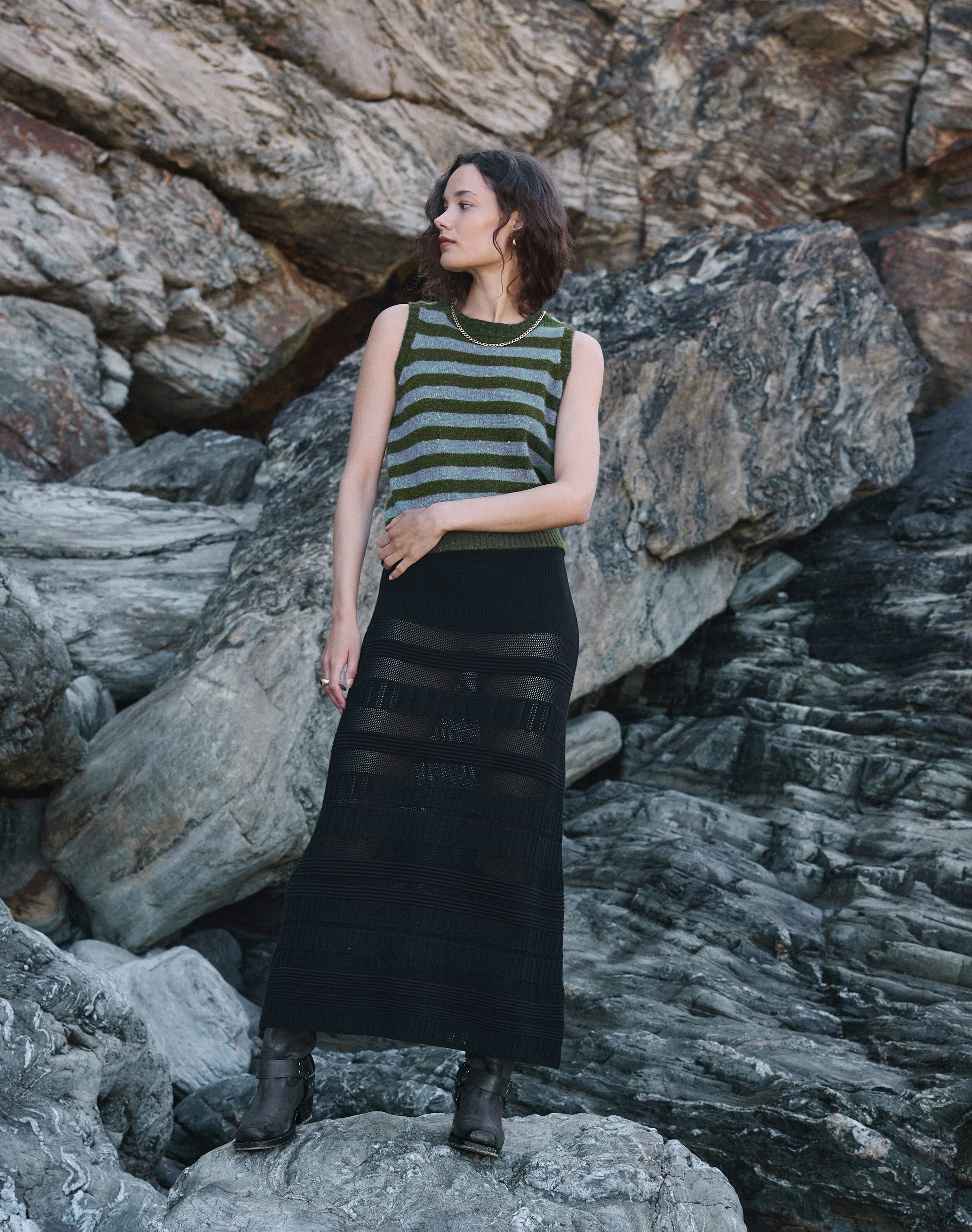 The Wool Donegal Stripe Tank