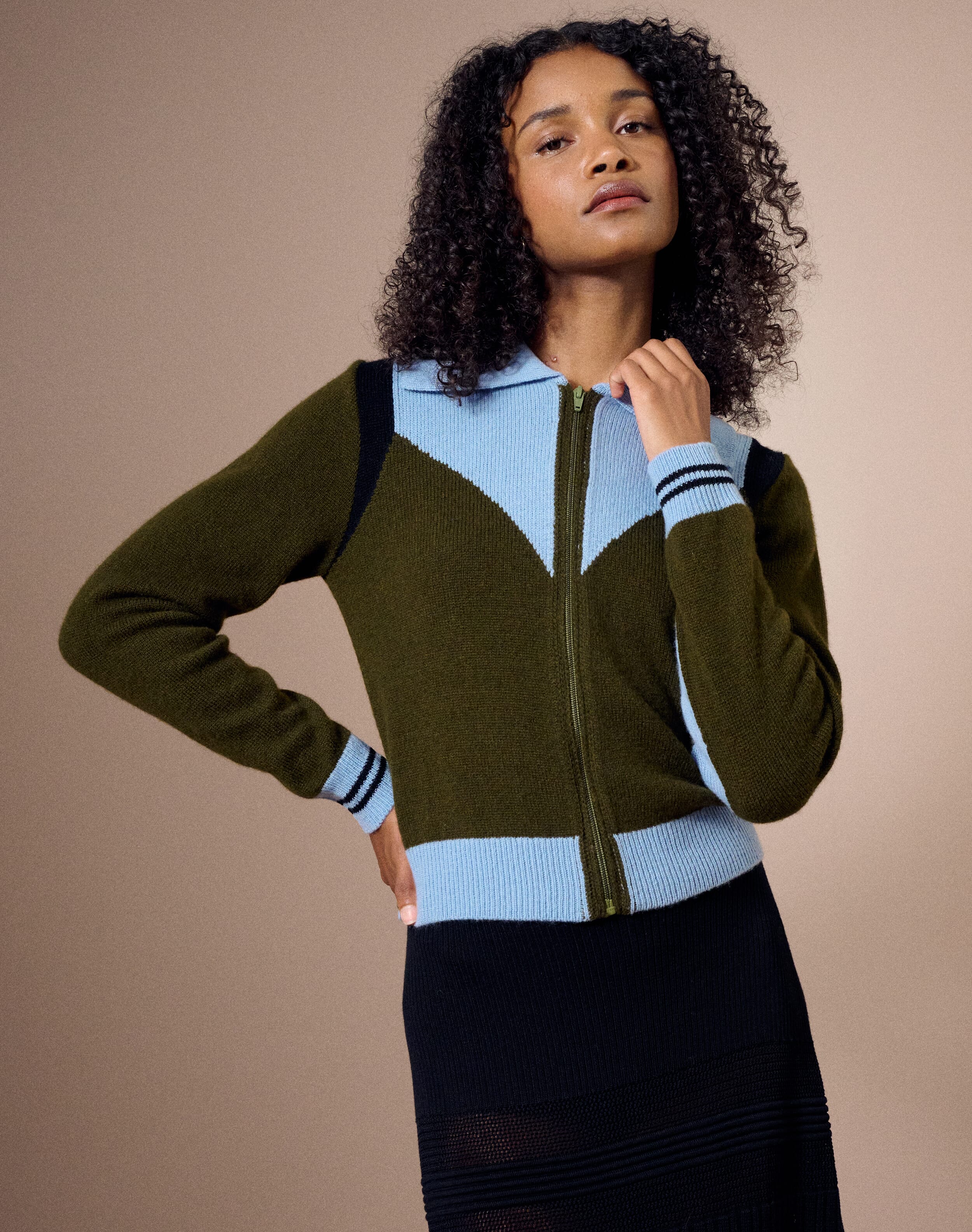 The Supersoft Lambswool Zip Jacket