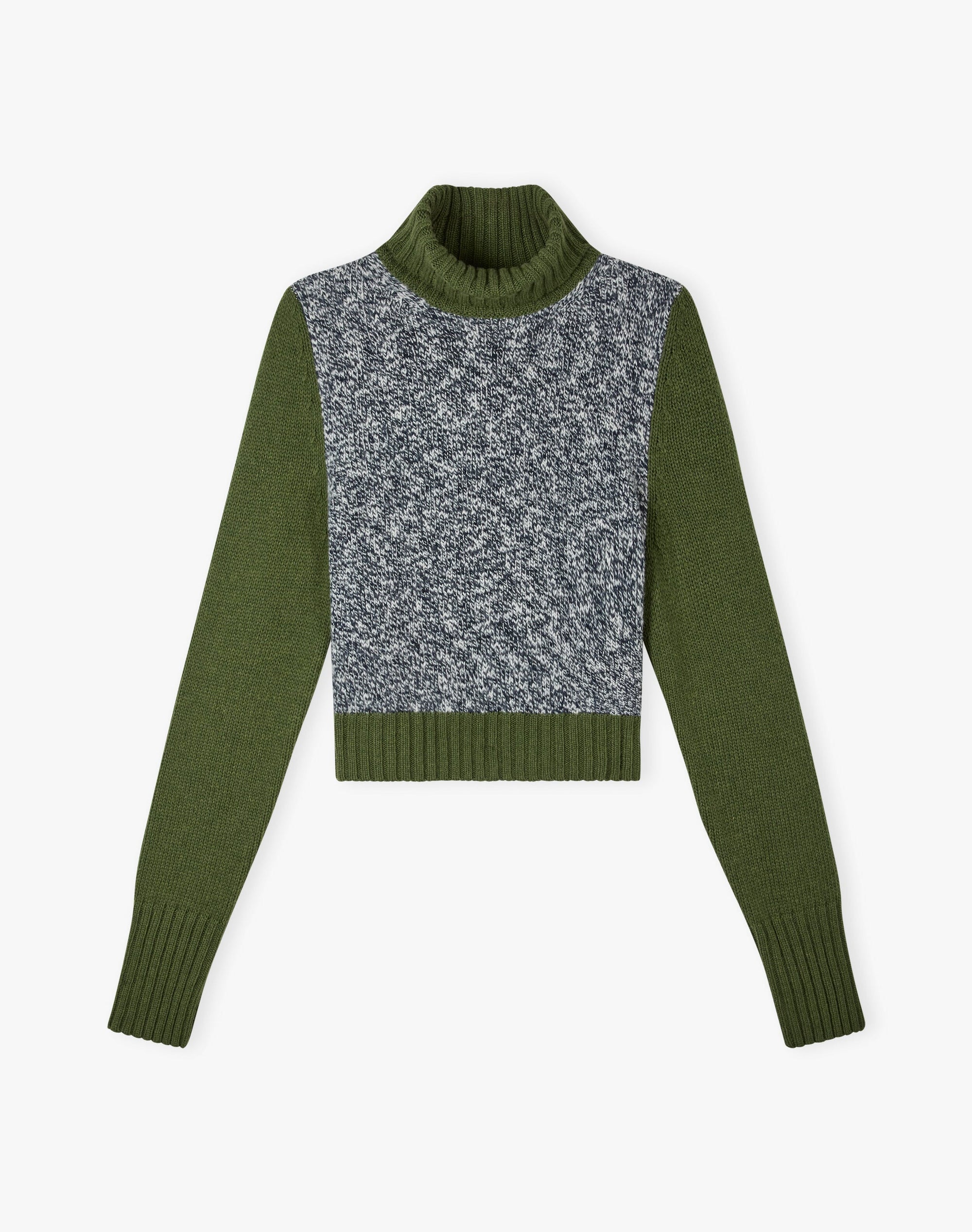 The Colour Block Marl Poloneck